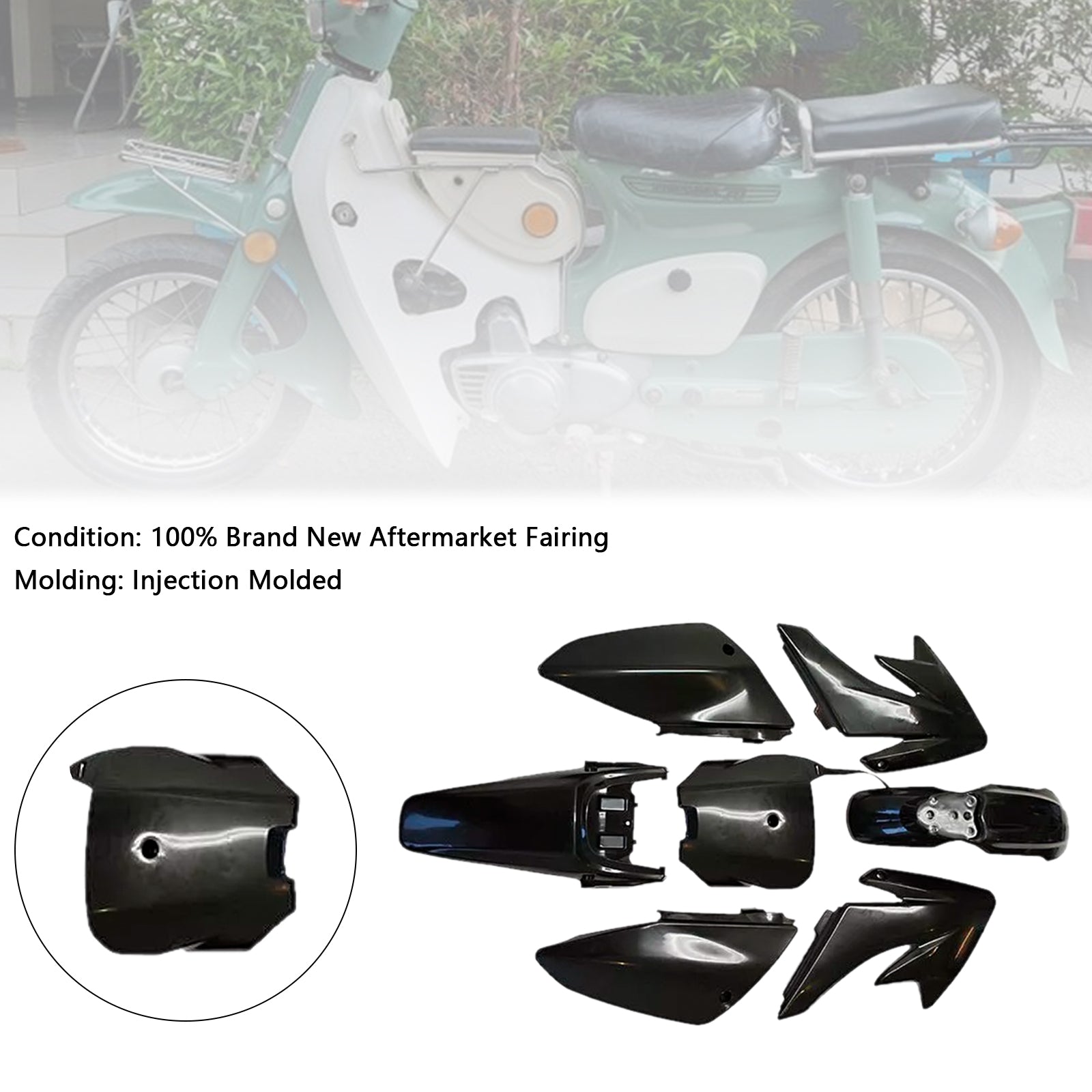 Honda CRF70 Dirt Bike Körper Kunststoff Kit Kotflügelverkleidung