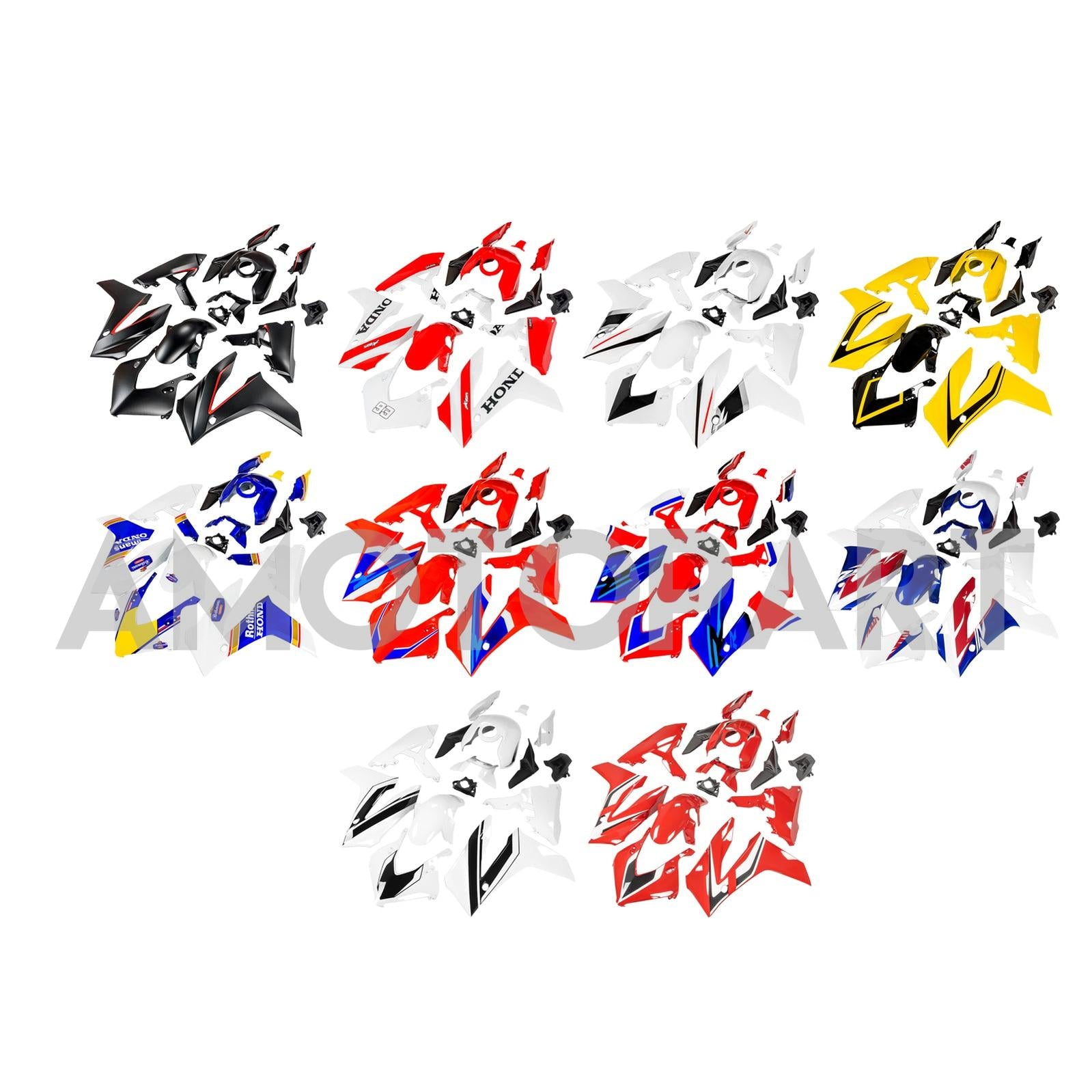Amotopart 2024-2025 Honda CBR650R Fairing Kit