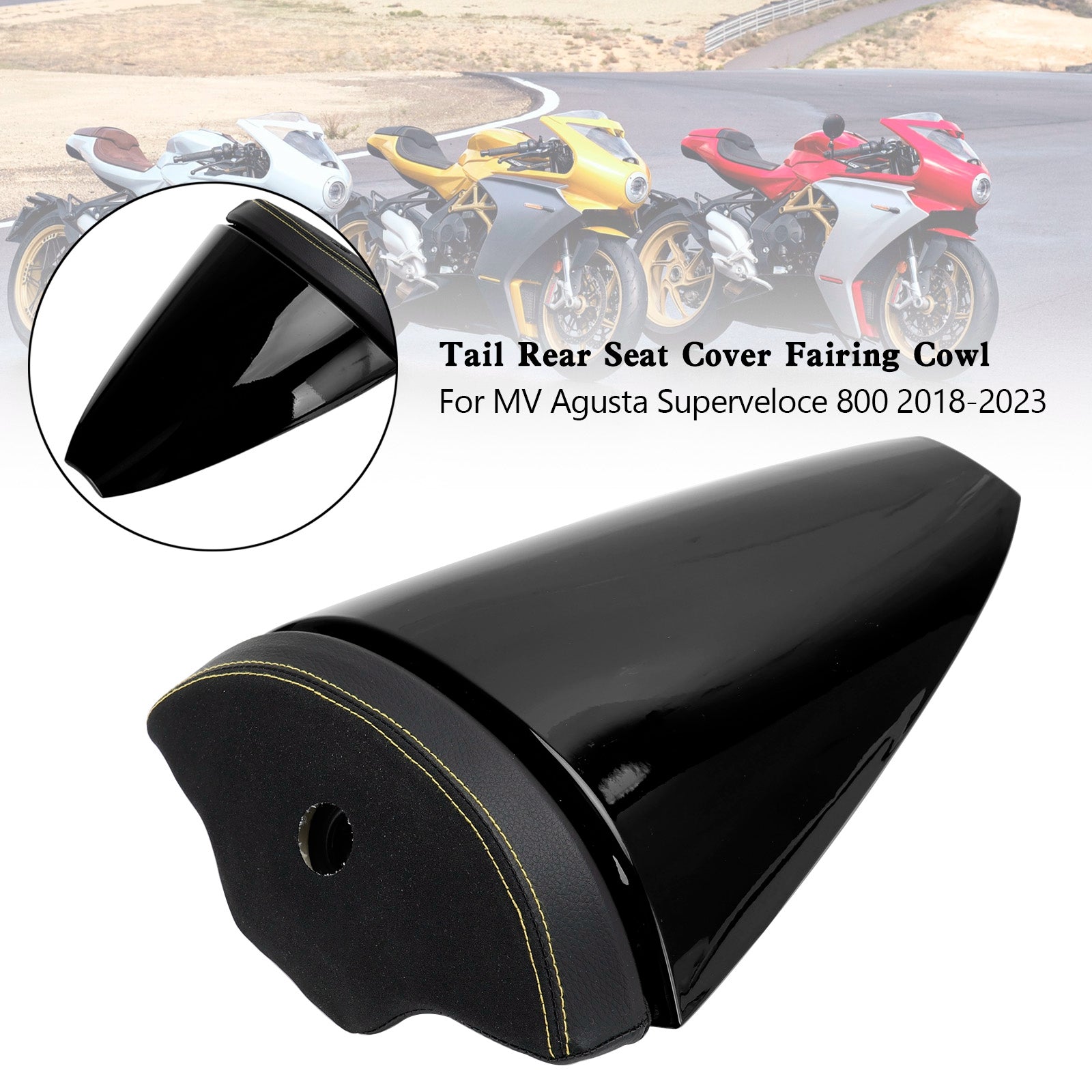 2018-2023 MV Agusta Superveloce 800 Tail Tylna pokrywa siedzenia Fairing Cowl