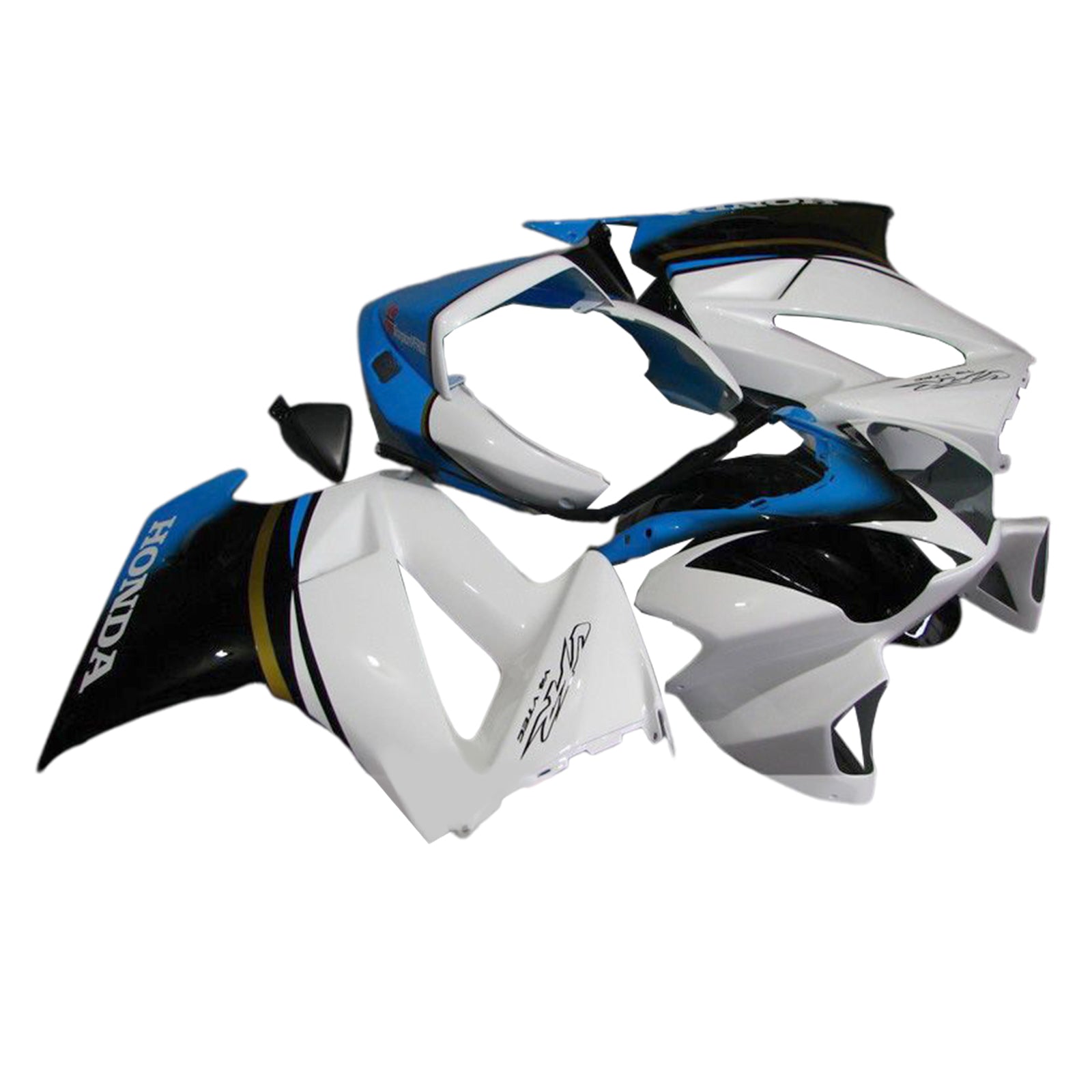 Amotopart 2002-2012 Honda VFR800
Weiße schwarze Verkleidung Kit