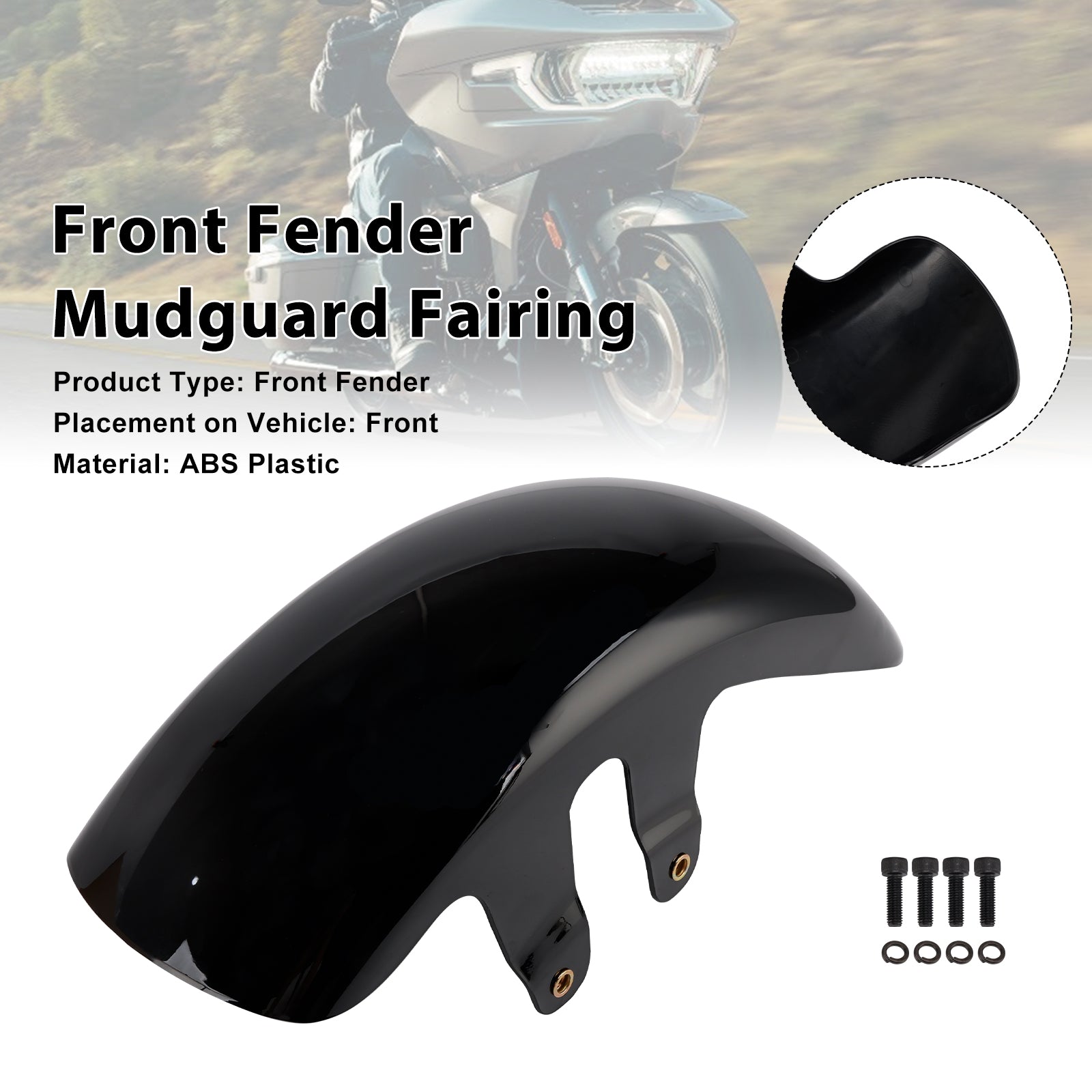 23-25 Touring CVO Road Glide / Street Glide Front Fender Mudguard Fairing