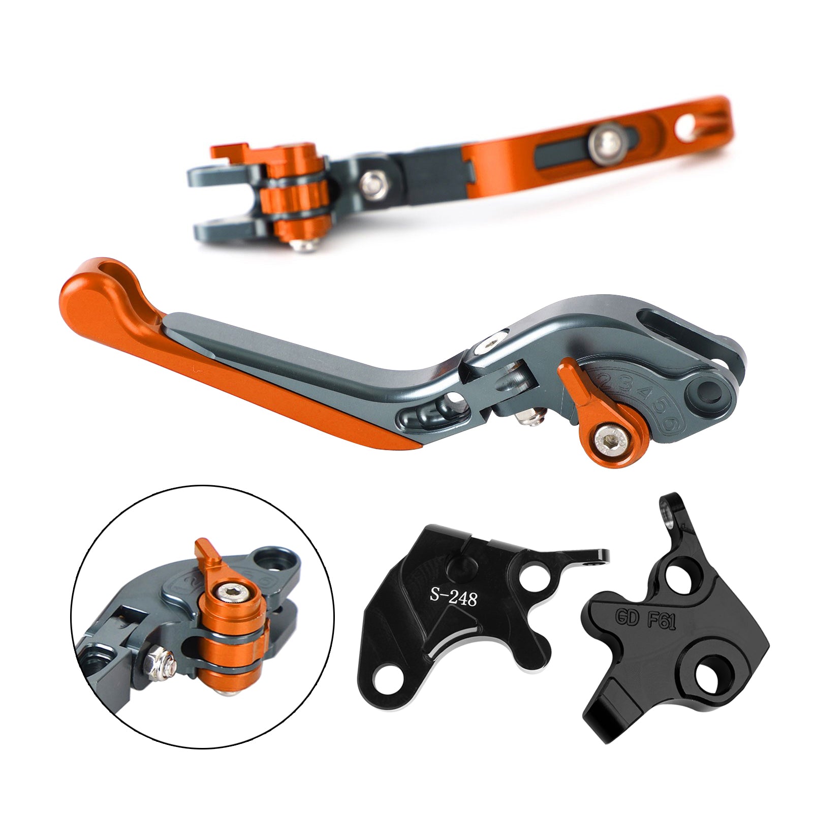 2008-2011 Yamaha YZF R125 Levier de frein d'embrayage réglable