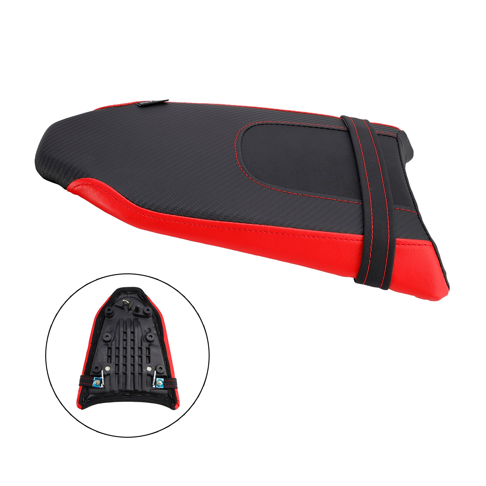 2019-2024 Yamaha Tenere 700 bageste sæde passagerpude flad pu blå sort