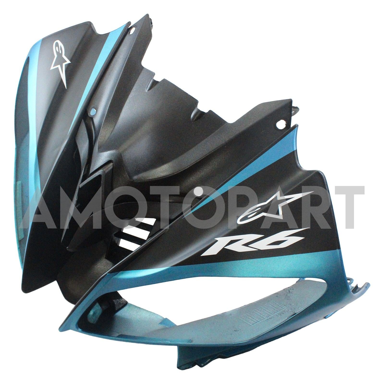Amotopart 2008-2016 YZF 600 R6 Yamaha Blue Petronas Fairing Kit