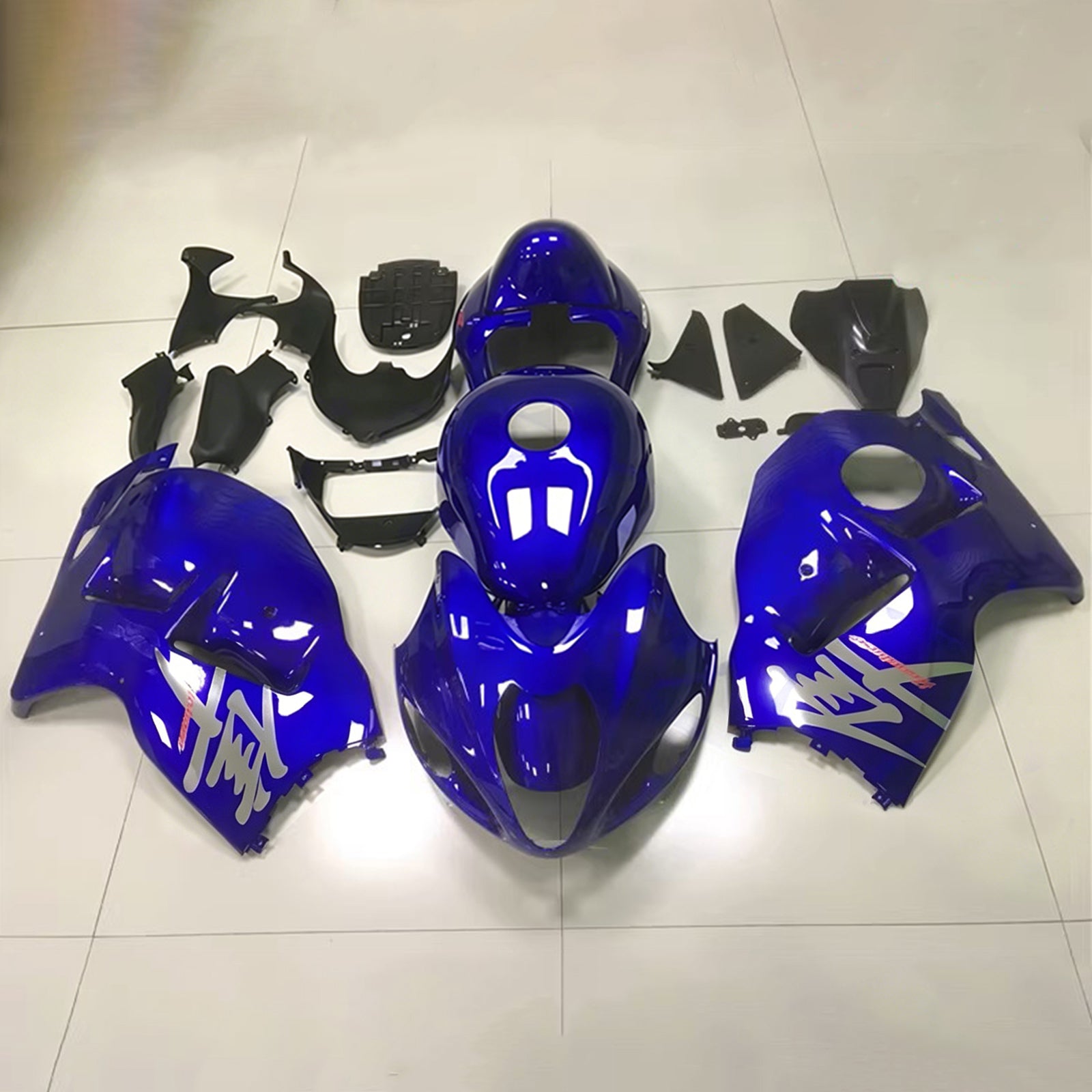 Amotopart 1999-2007 Suzuki Hayabusa GSX1300R Blue Fairing Kit