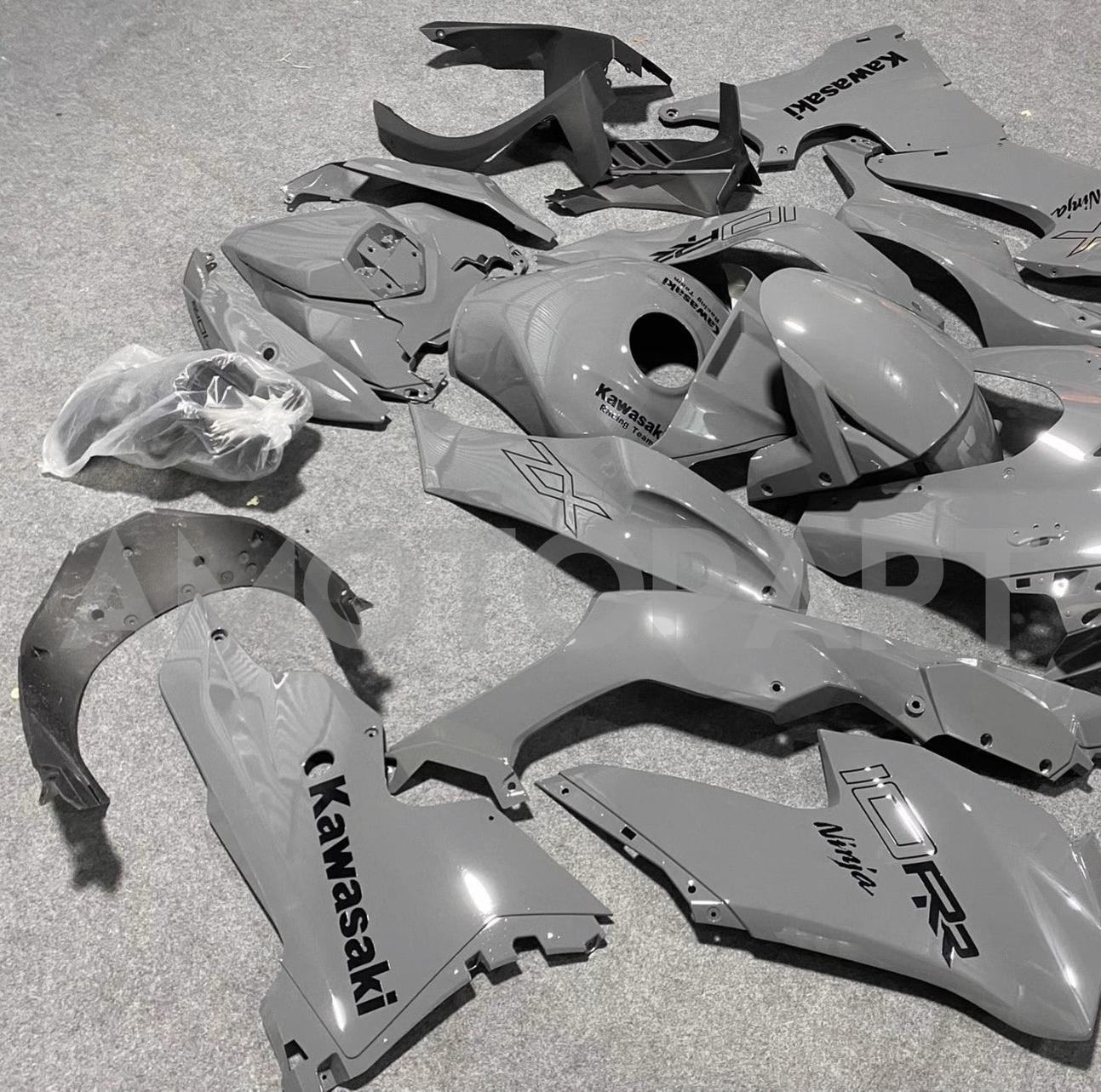 AMOTOPART 2021-2025 KAWASAKI ZX 10RR ZX 10R GRÅ FAIRING KIT