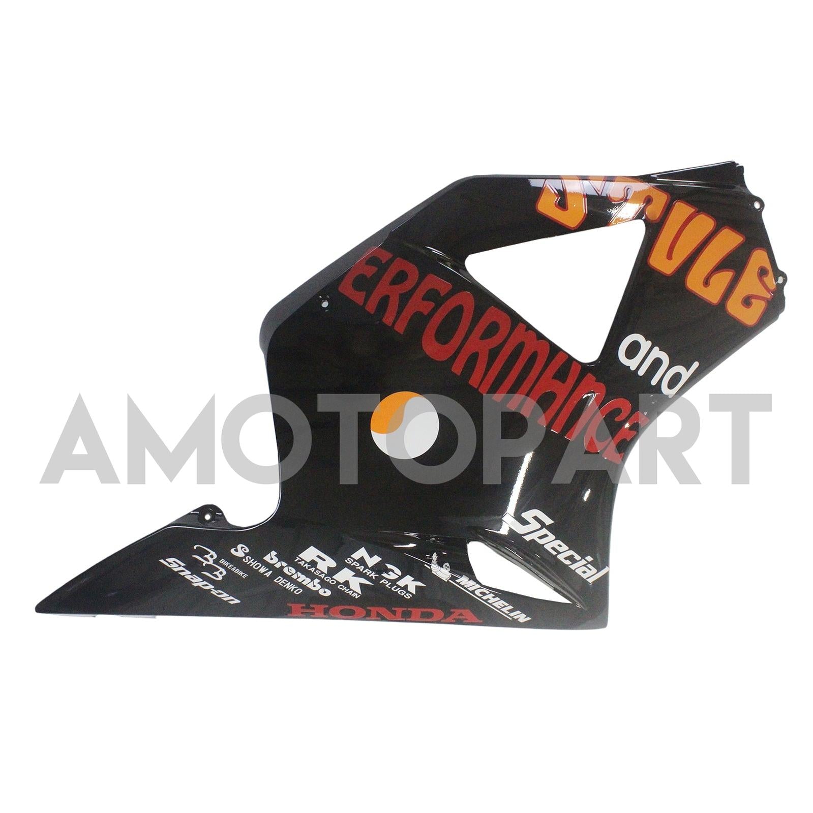 Amotopart 2002-2003 Honda CBR954 Black Yellow Fairing Kit