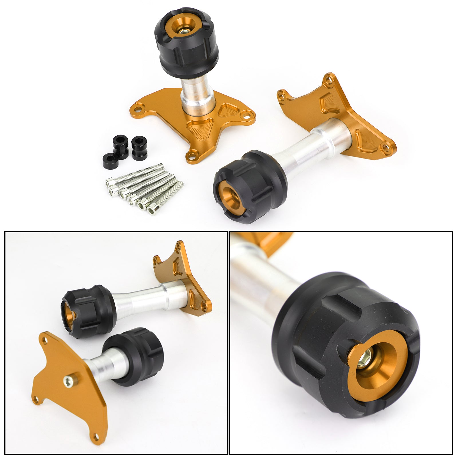 2013-2020 Honda MSX125 SF Grom CNC Motorcycle Frame Slider Anti Crash Gold