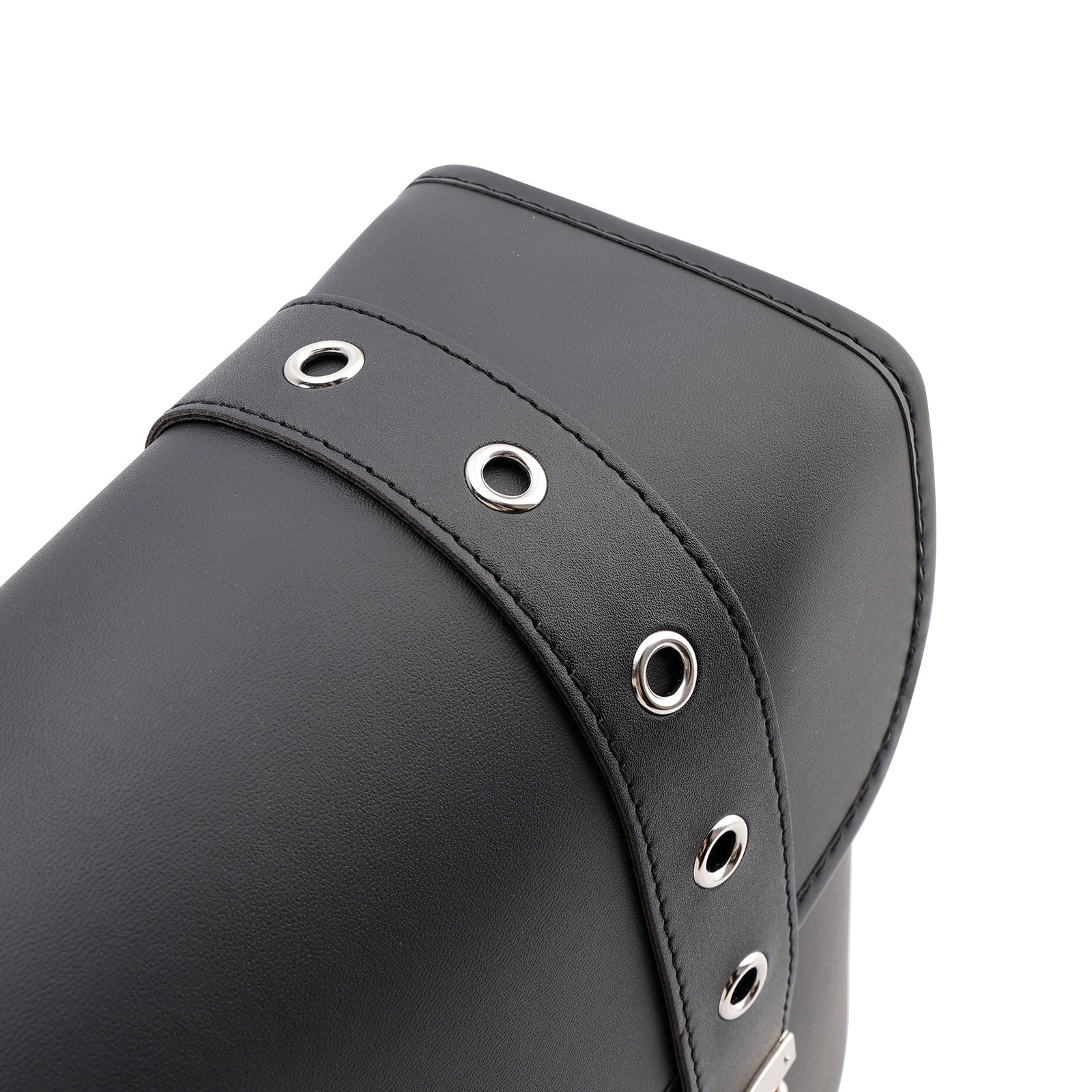 Universal Saddlebag Slagera Storage Tail Bagage PU Bagage Black 20L para Motorcycle