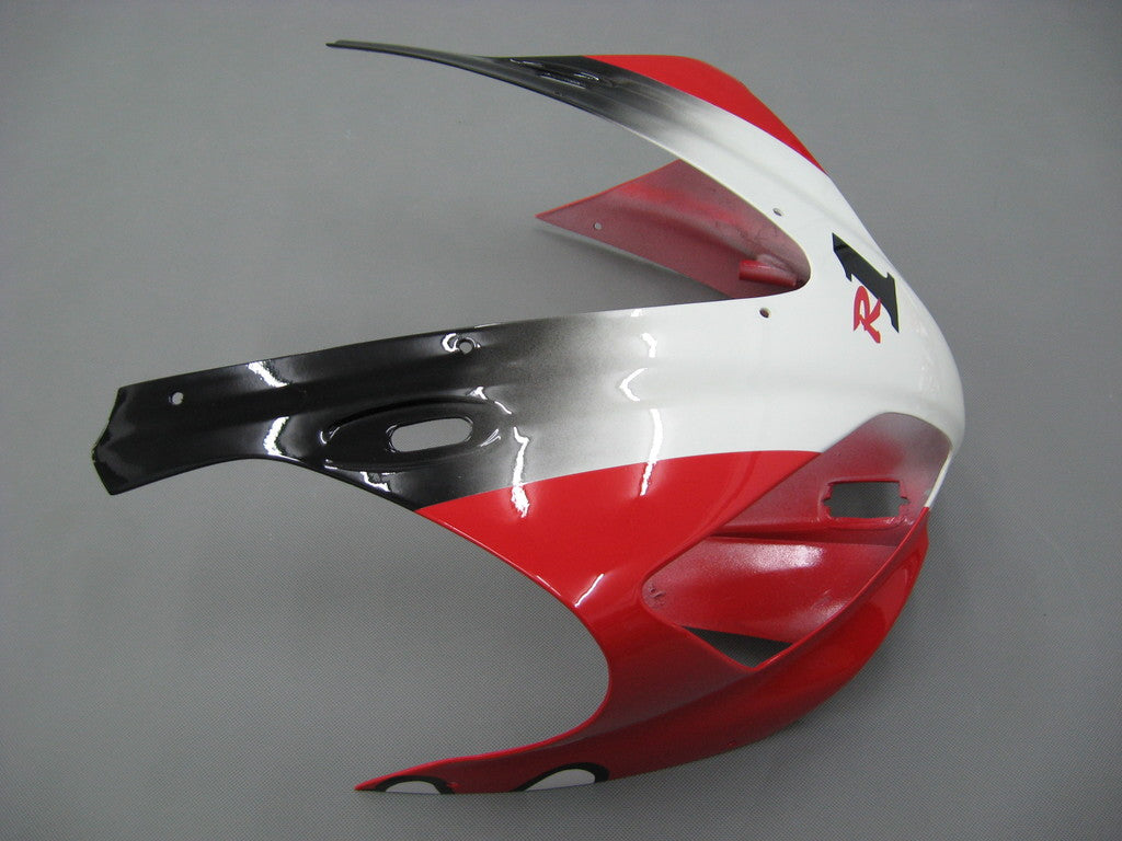Amotopart 1998-1999 Yamaha YZF 1000 R1 Red&White Logos Fairing Kit