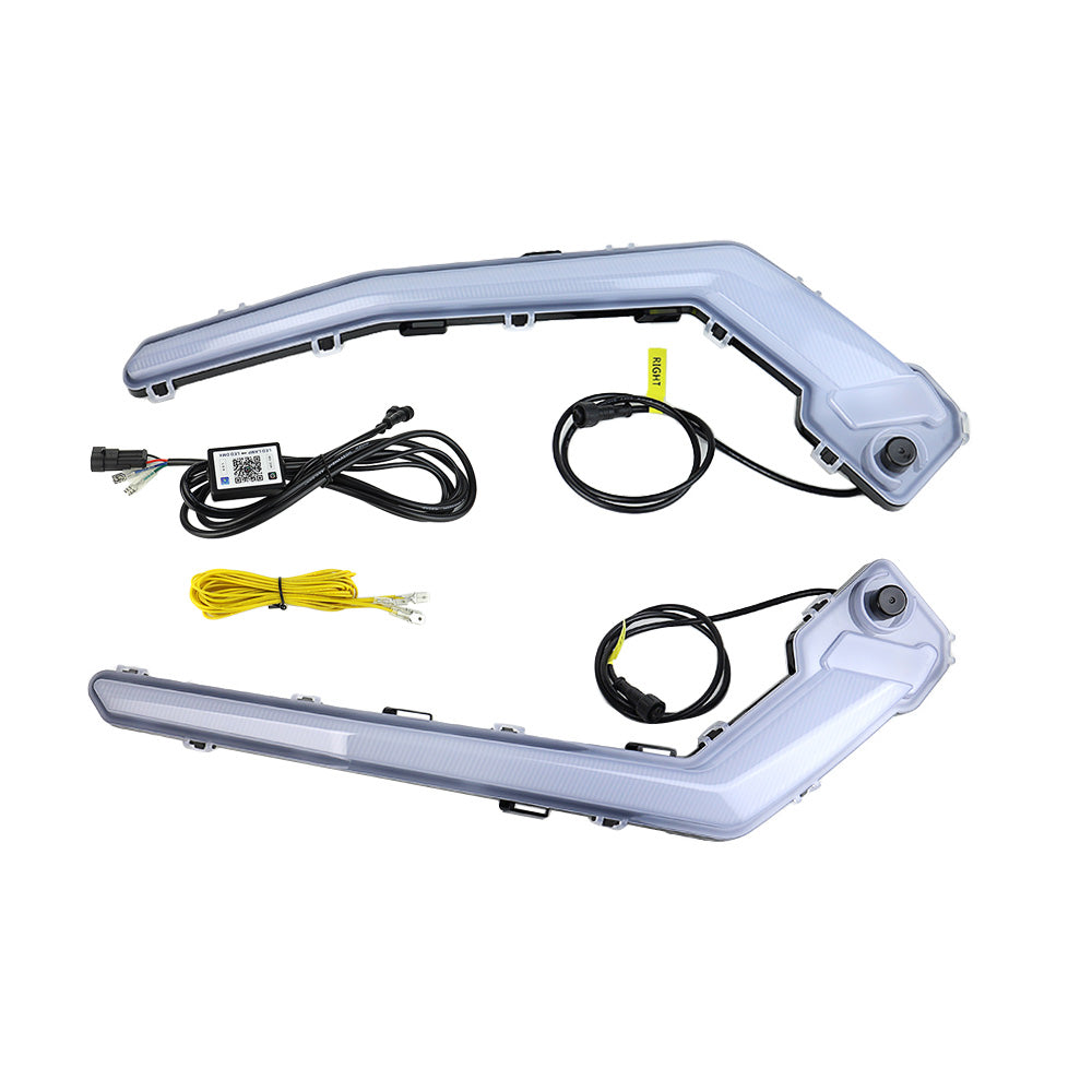 Front Signature Turn Signal Light RGB for Can Am Maverick X3 MAX 2017-2023