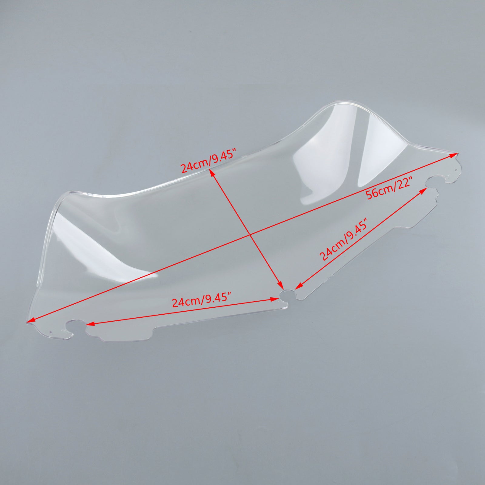 2014-2016 Touring Electra Street Tri Glide FLHT ABS 9" Limpador de para-brisas