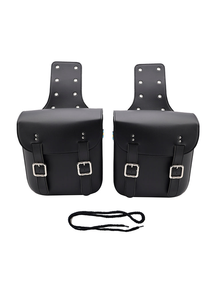 Roller Motorrad Seitenhecktasche Satteltasche Farblich passendes Gepäck Schwarz 18L