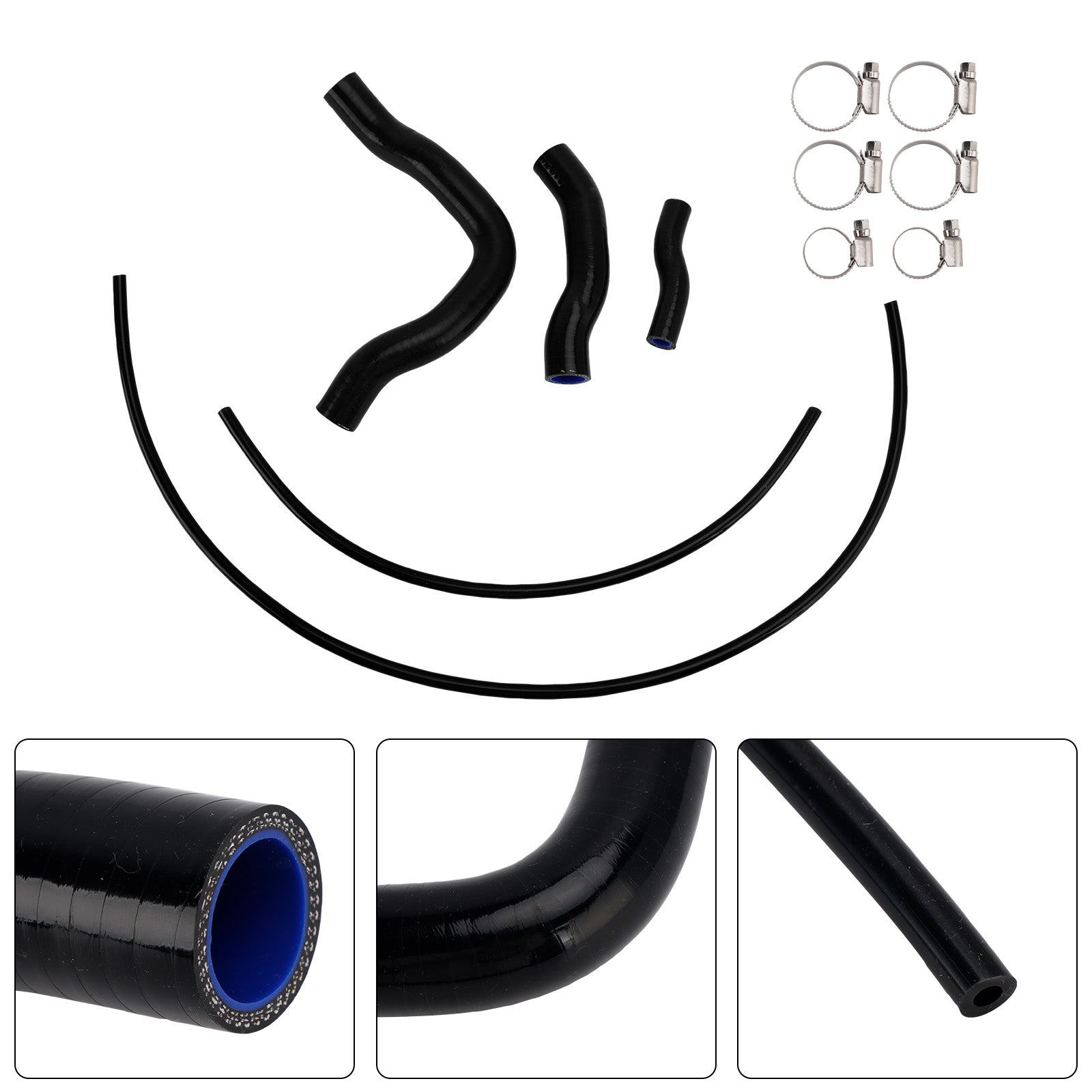 23-25 Honda CB750 Hornet XL750 Transalp Silicone Radiator coolant Hose