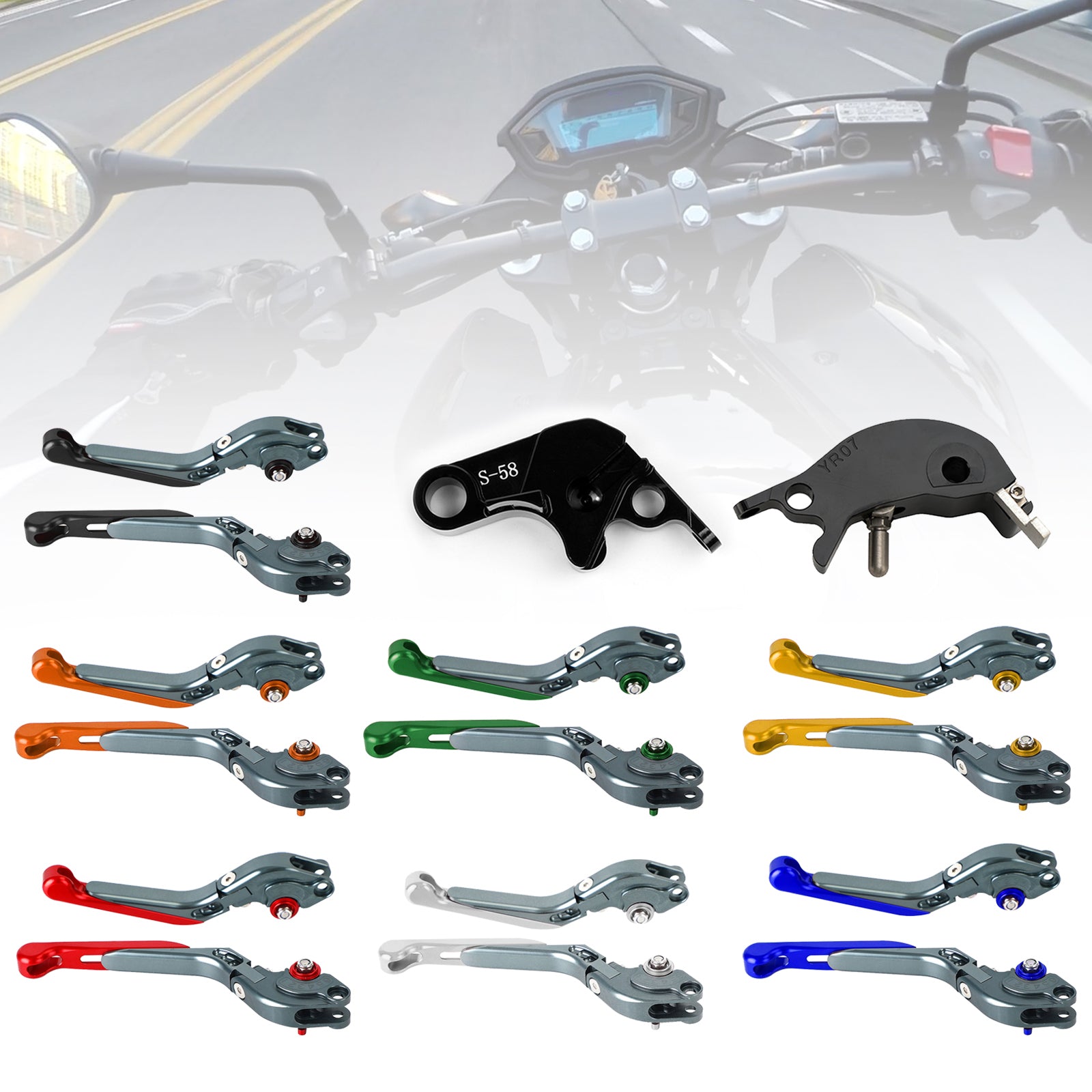 22-23 YAMAHA YZF R7 MT-10/SP FZ-10/SP Justerbar kopplingsbromsspak