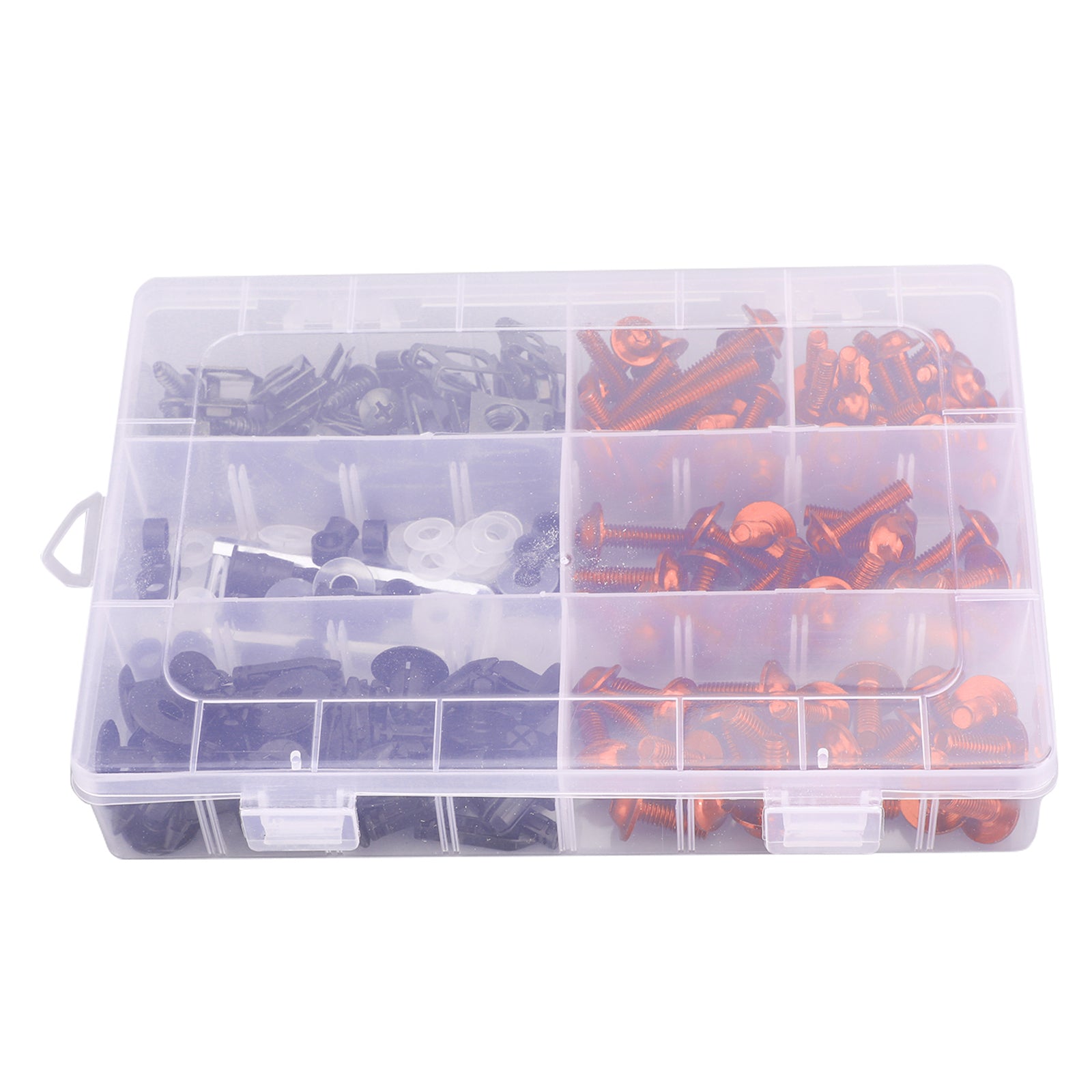 Yamaha Ducati Honda Kawasaki Orange Fairing Bolts Screws Kit