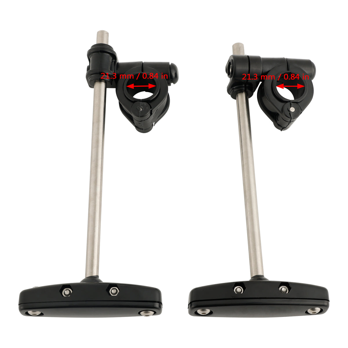 Motorrad mit 22 mm/7/8 Zoll Lenker Windschutzscheibe Windschutzscheibe Universal