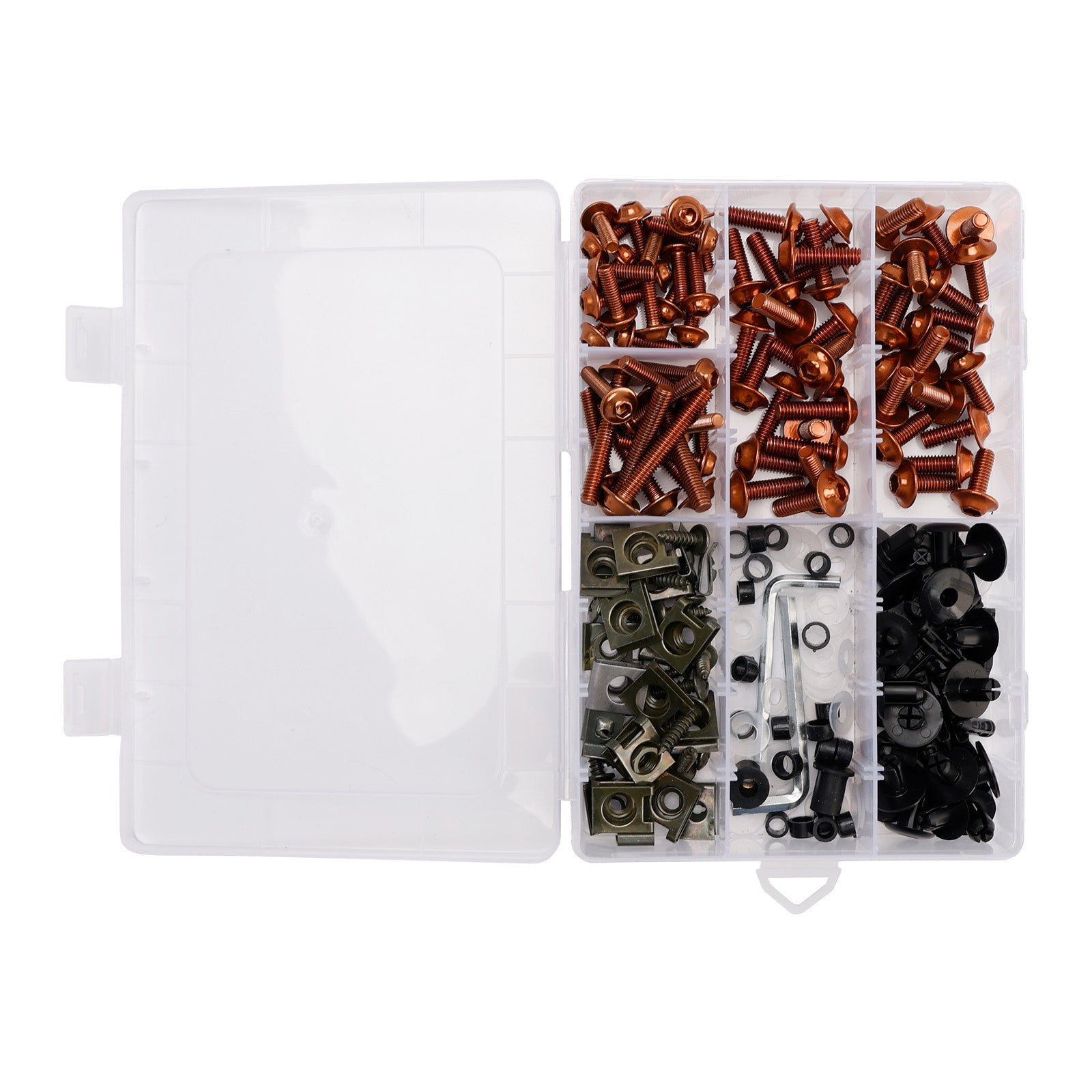 M5 + - M6 198 Clip Set Klemmen / Verkleidungsschrauben Teile Schrauben Schwarz