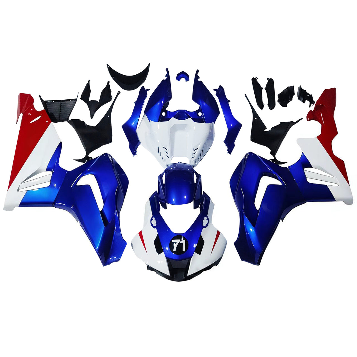 Amotopart 2020-2023 Honda CBR1000RR-R Red White Black Blue Fairing Kit
