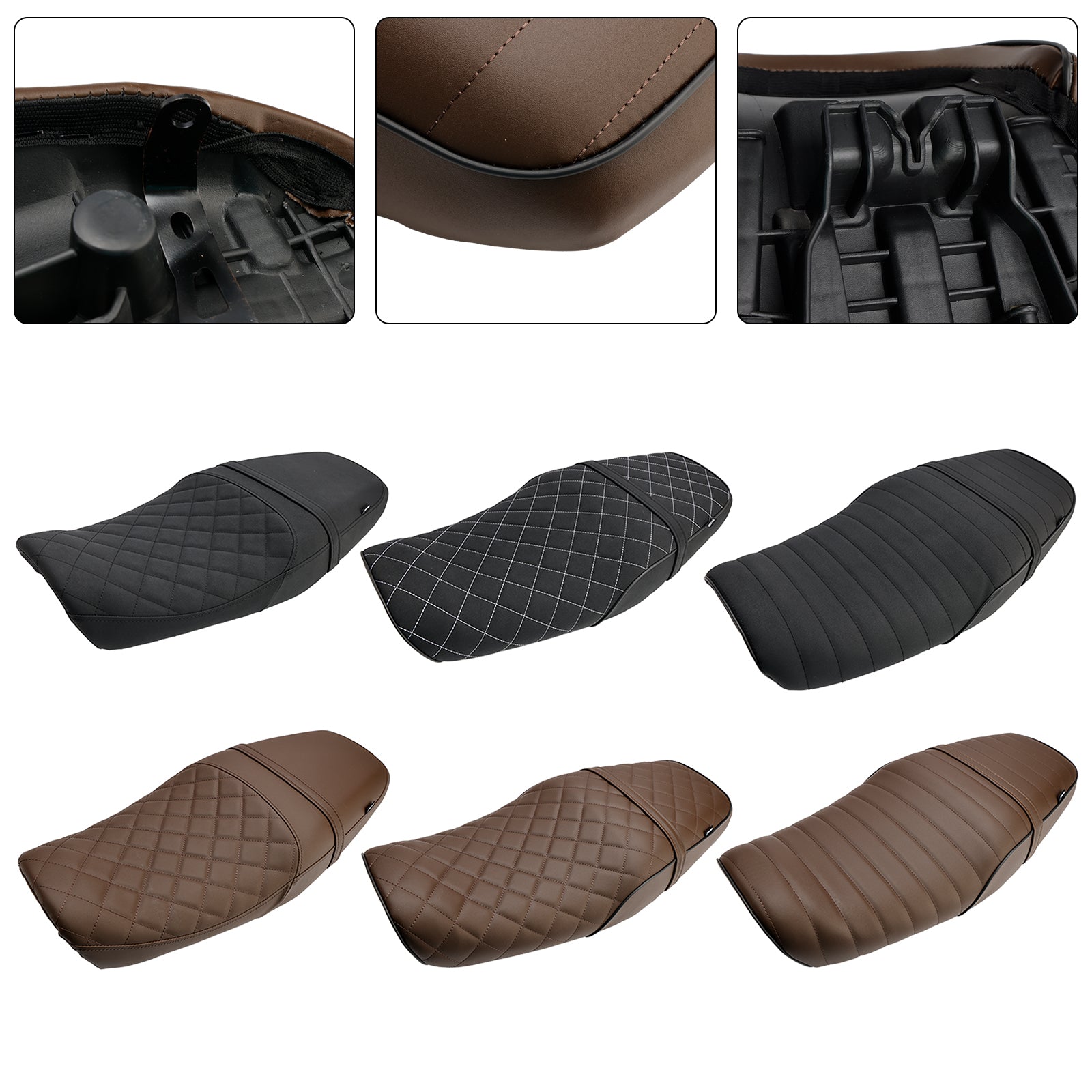 23-25 Honda GB350S GB 350 S Rider Passenger Seat Frah BACH CUSHION Black Brown