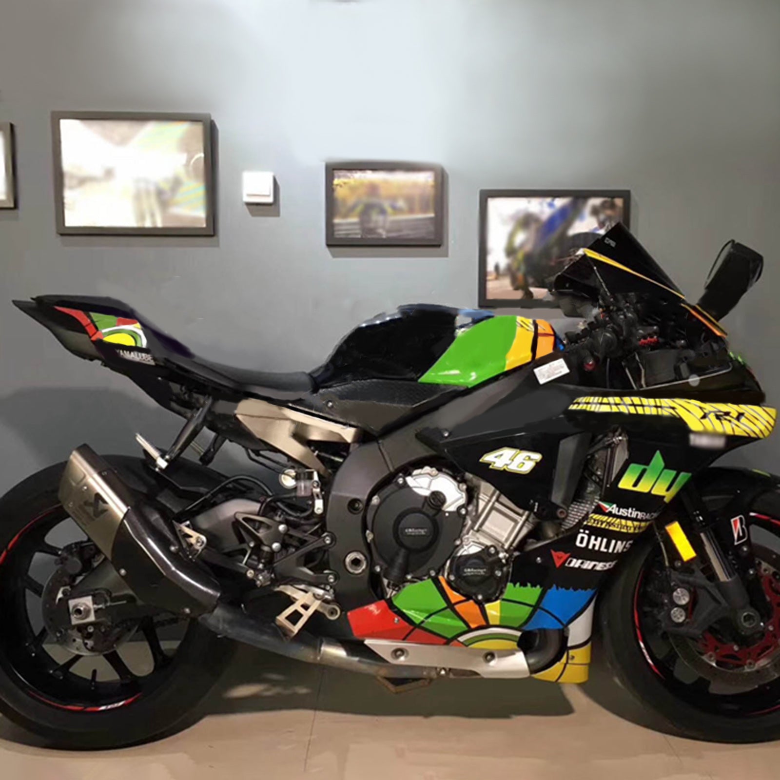 Amotopart Yamaha YZF 1000 R1 2015-2019 Multicolor Fairing Kit