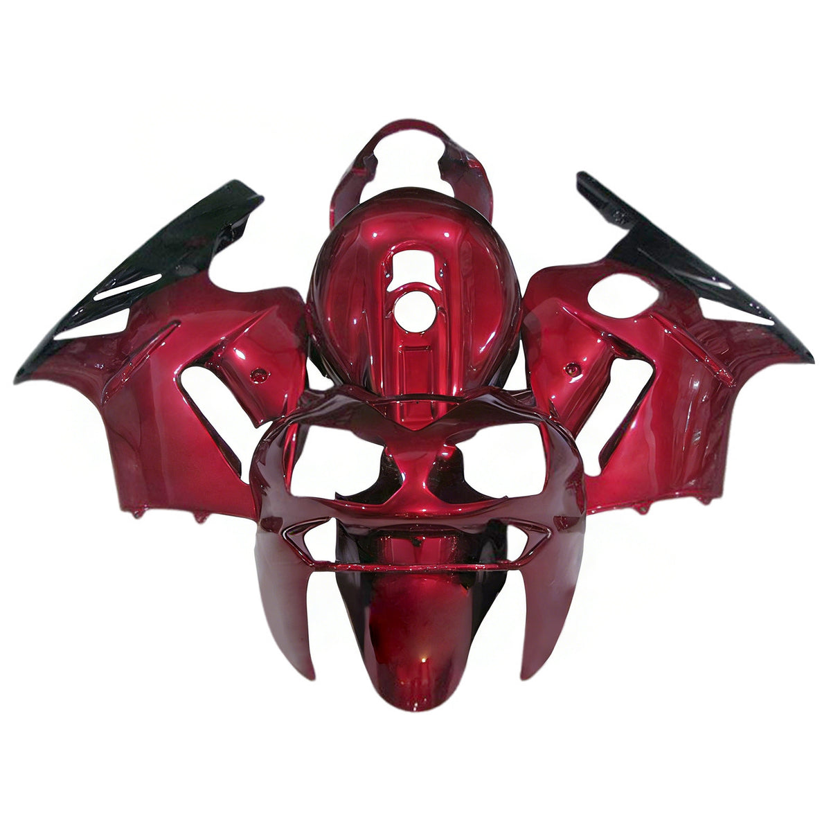 Amotopart 2002-2005 Kawasaki ZX-12R Red White Black Fairing Kit