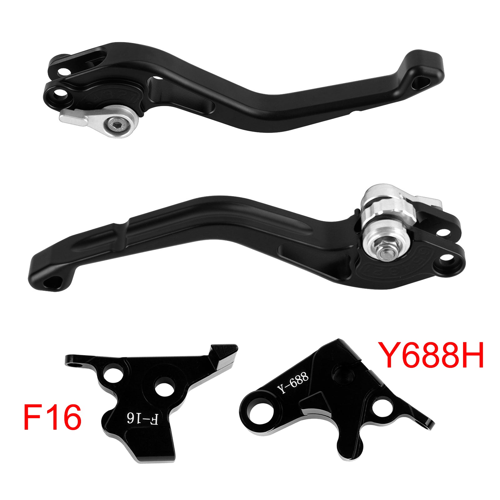 Yamaha FZ6 FAZER XSR 700 900 ABS Silver NEW Short Clutch Brake Lever
