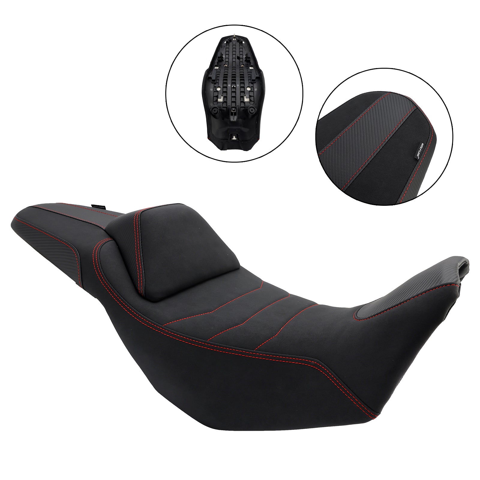 Honda Nx400 Nx500 2024-2025 Complete Cushion Rider Passenger Seat Red