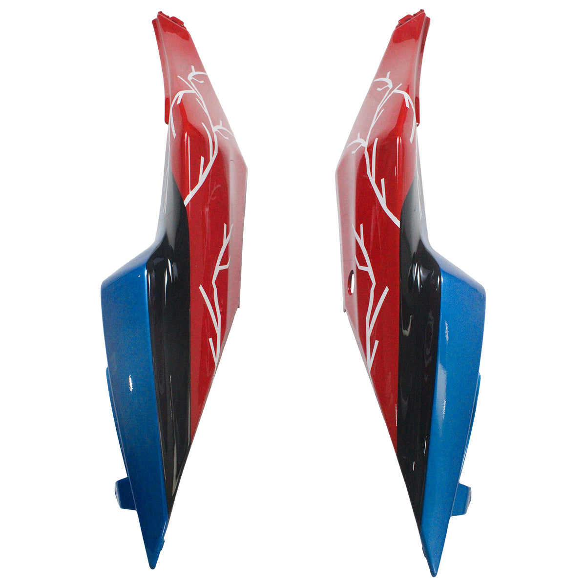 Amotopart 2009-2012 Kawasaki ZX-6R 636 Gray White Red Black Fairing Kit