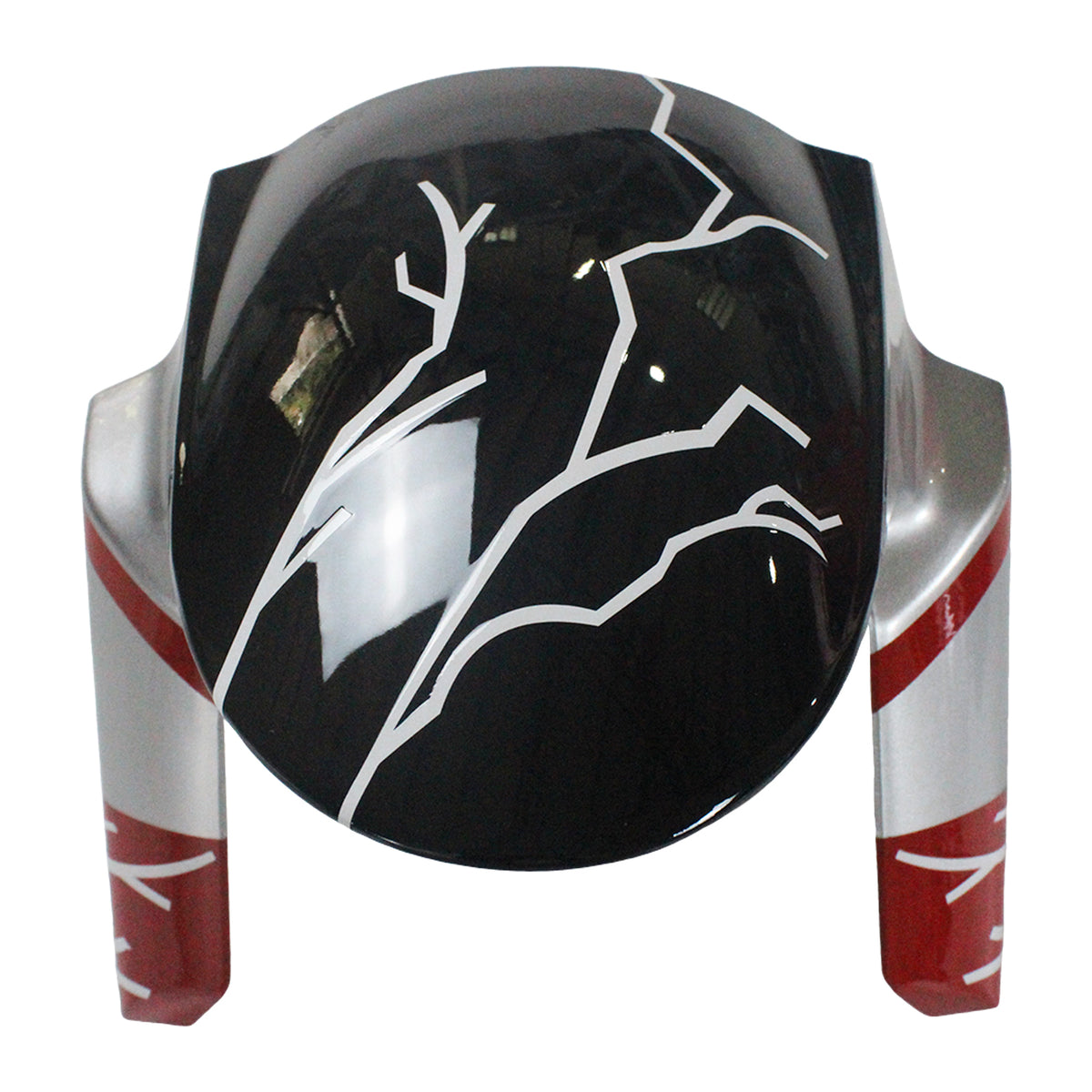 Amotopart 2009-2012 Kawasaki ZX-6R 636 Gray White Red Black Fairing Kit