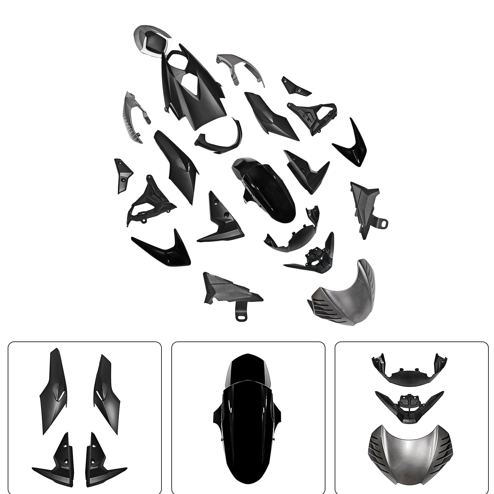 Amotopart 2020-2022 Collection de kits de carénage Triumph Street Triple 765 R/RS