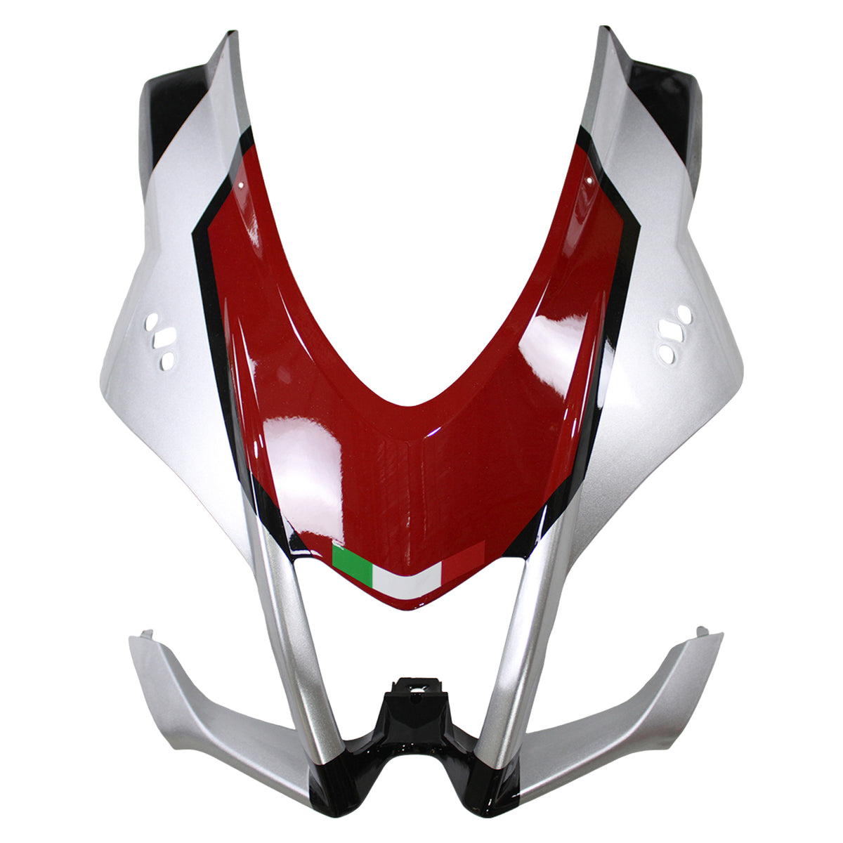 Amotopart 2016-2020 Aprilia RSV4 1000 Red Silver Fairing Kit