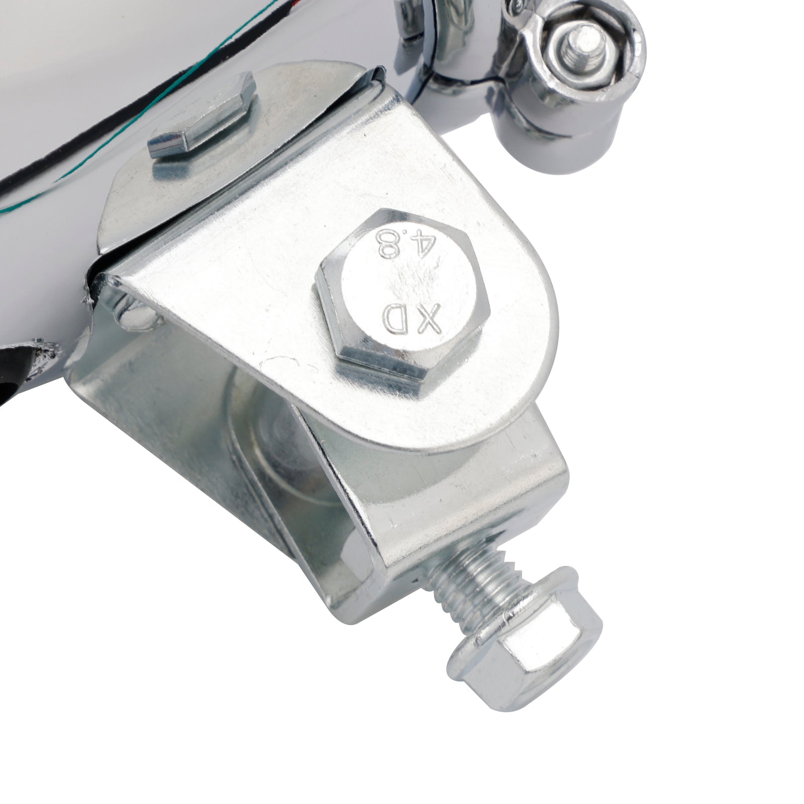 Motorcycle Scooter Motorcycle Spotlight Headlight Fog Beam Chrome #D22