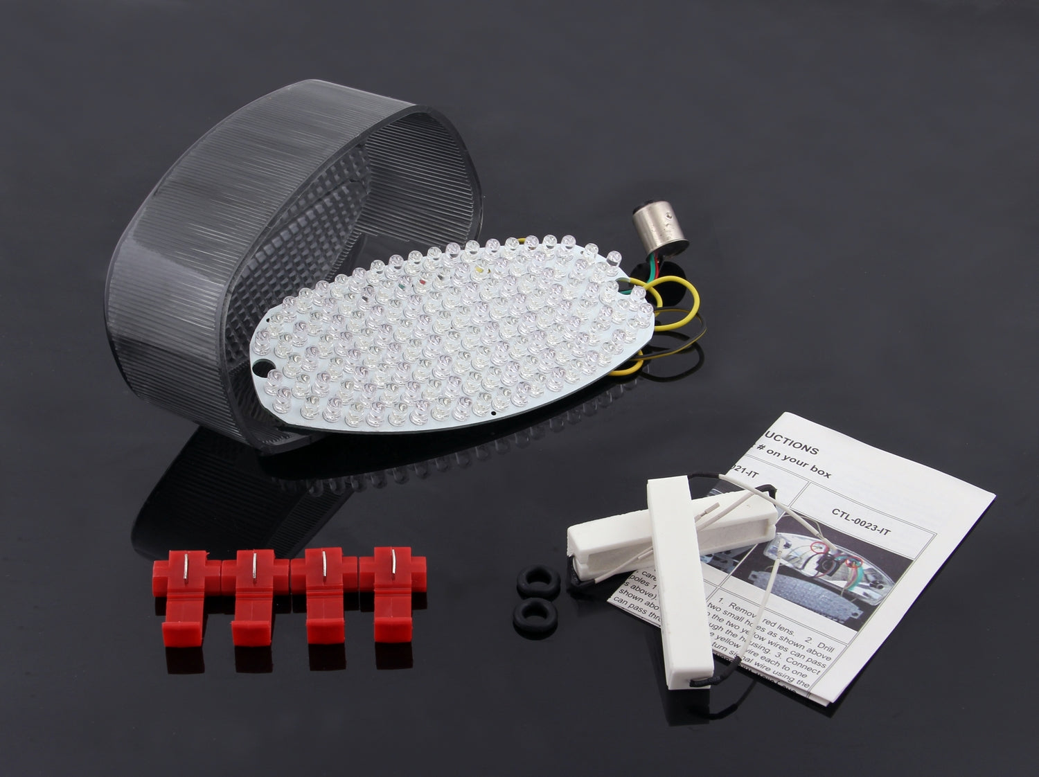 Yamaha YZF600R XVS650 XVS1100 V-Star Custom Taillight Integrated Turn Signale