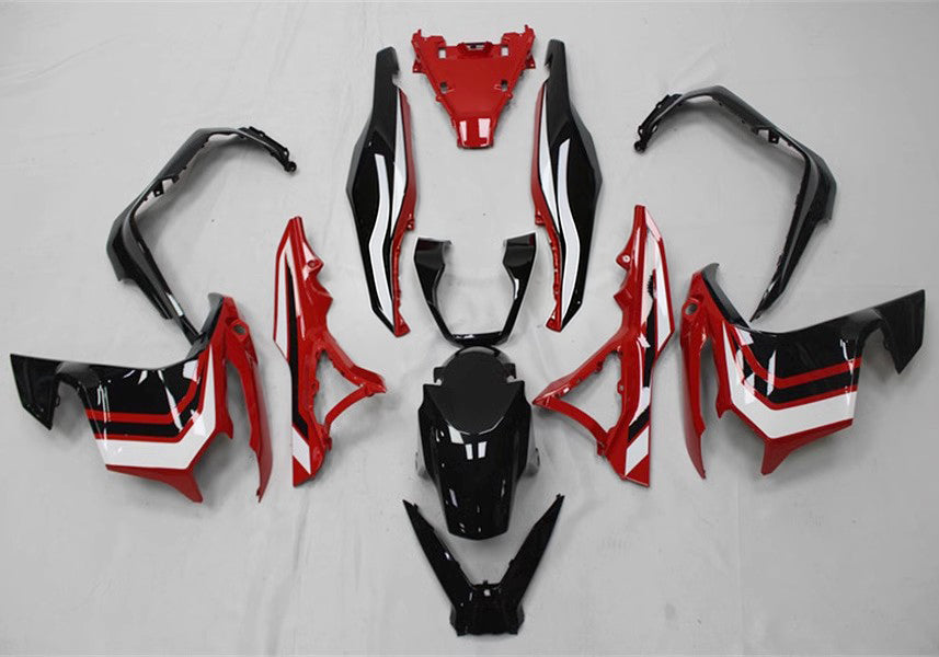 Amotopart 2018-2021 Honda ADV150 Black Red Gray Fairing Kit