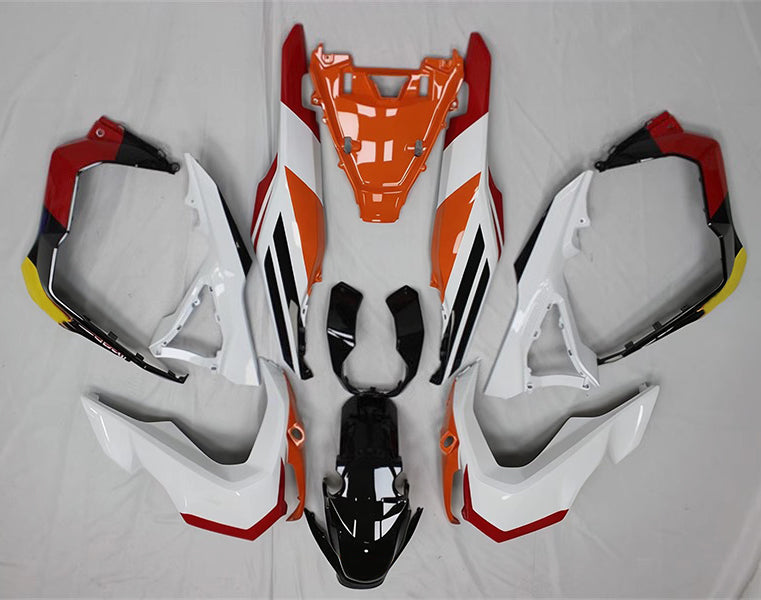 Amotopart 2018-2021 Honda ADV150 Black Gray Orange Red Fairing Kit