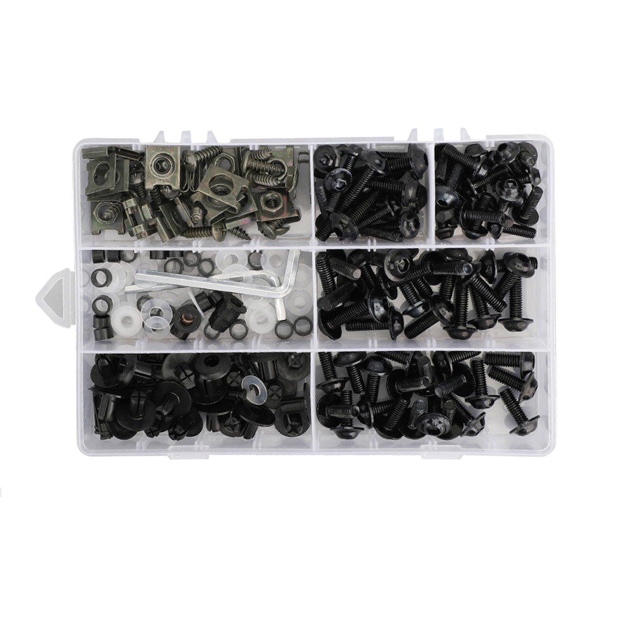 Amotopart 1996-2007 Yamaha YZF 600R Thundercat Black White Yellow Fairing Kit