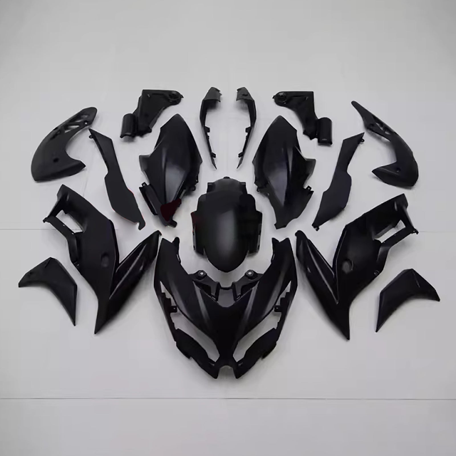 Amotopart 2015-2021 Kawasaki Versys 650 Whole Black Fairing Kit