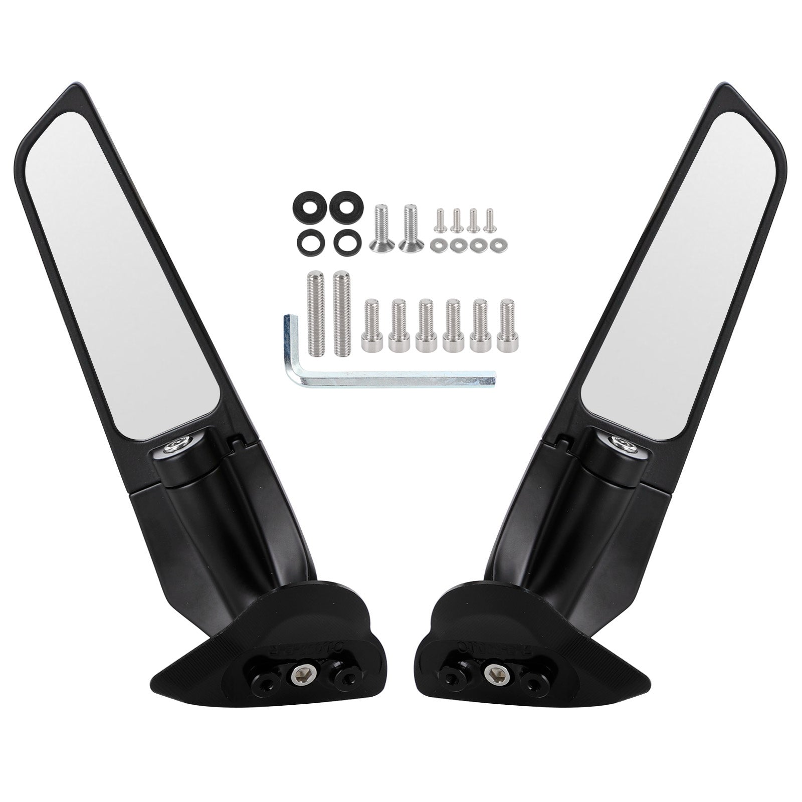 17-21 Yamaha YZF-R6 Wing Fin Spoiler Side Rearview Mirrors