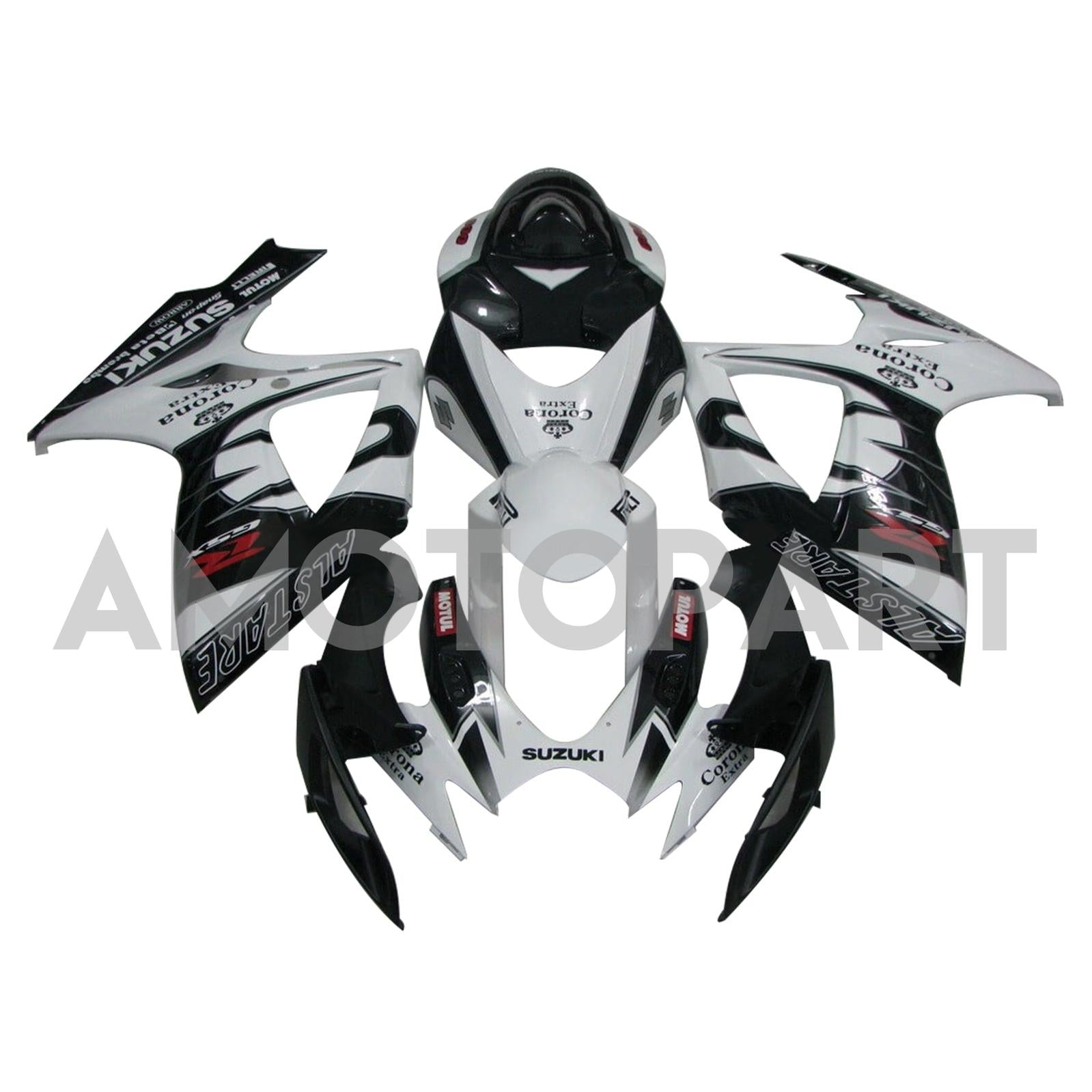 Amotopart 2006-2007 Suzuki GSXR600 750 Collection de kit de carénage