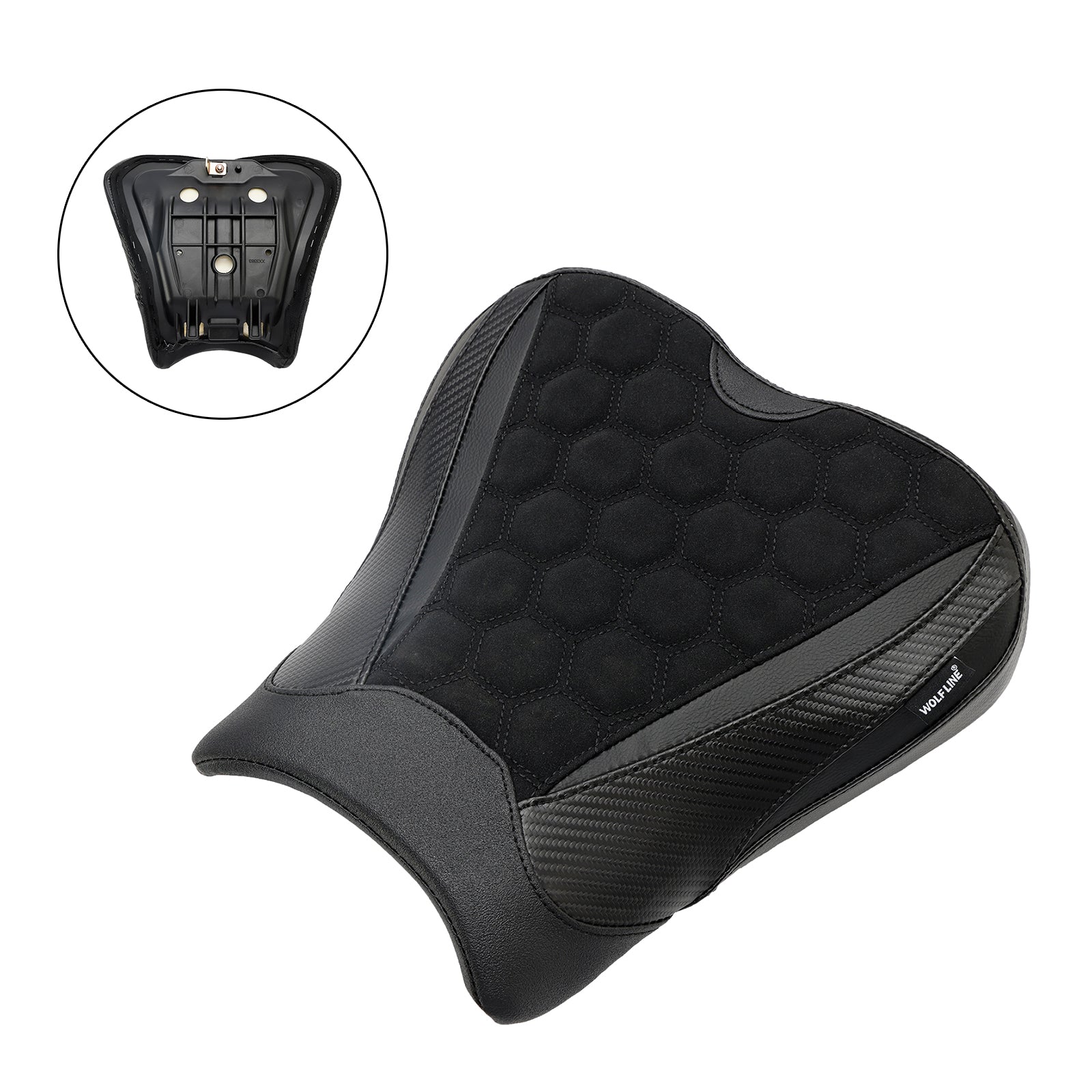 KAWASAKI ZX-4R RR 2023 Front Driver Raider Seat Pillion Saddle Black