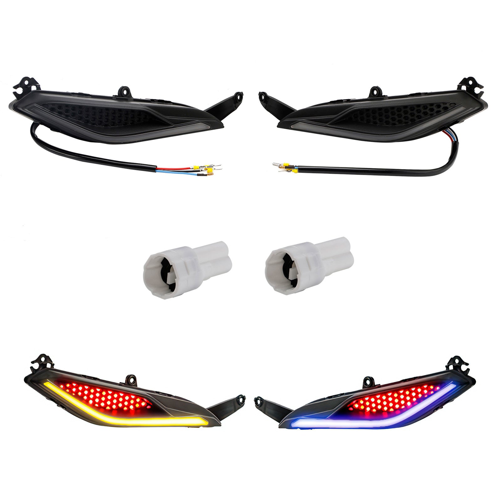 Protezione del faro della griglia del faro anteriore per scooter Yamaha Lc135 V2-V7