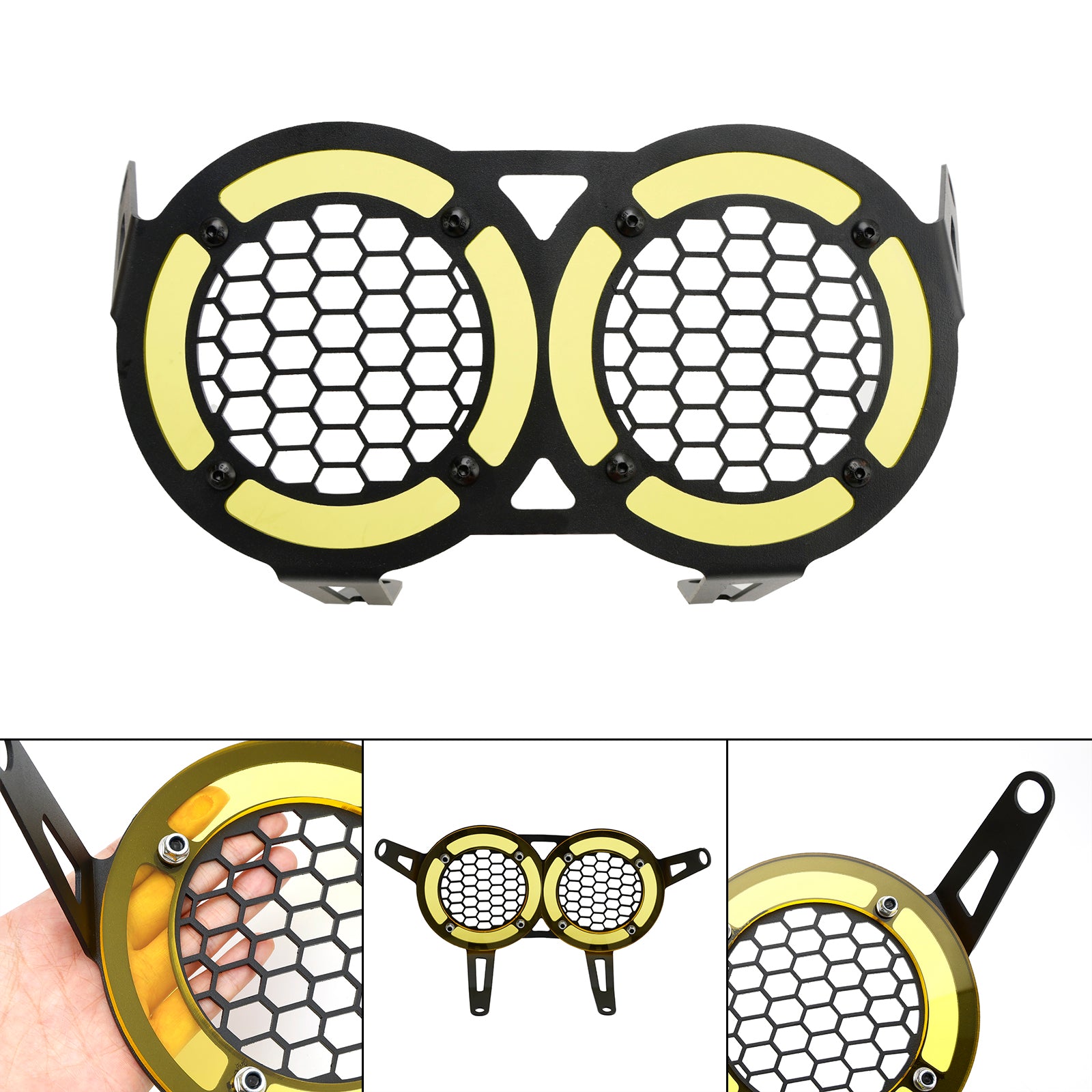 Protezione protettiva in acrilico per protezione faro adatta per Ducati Desertx 2022-2023