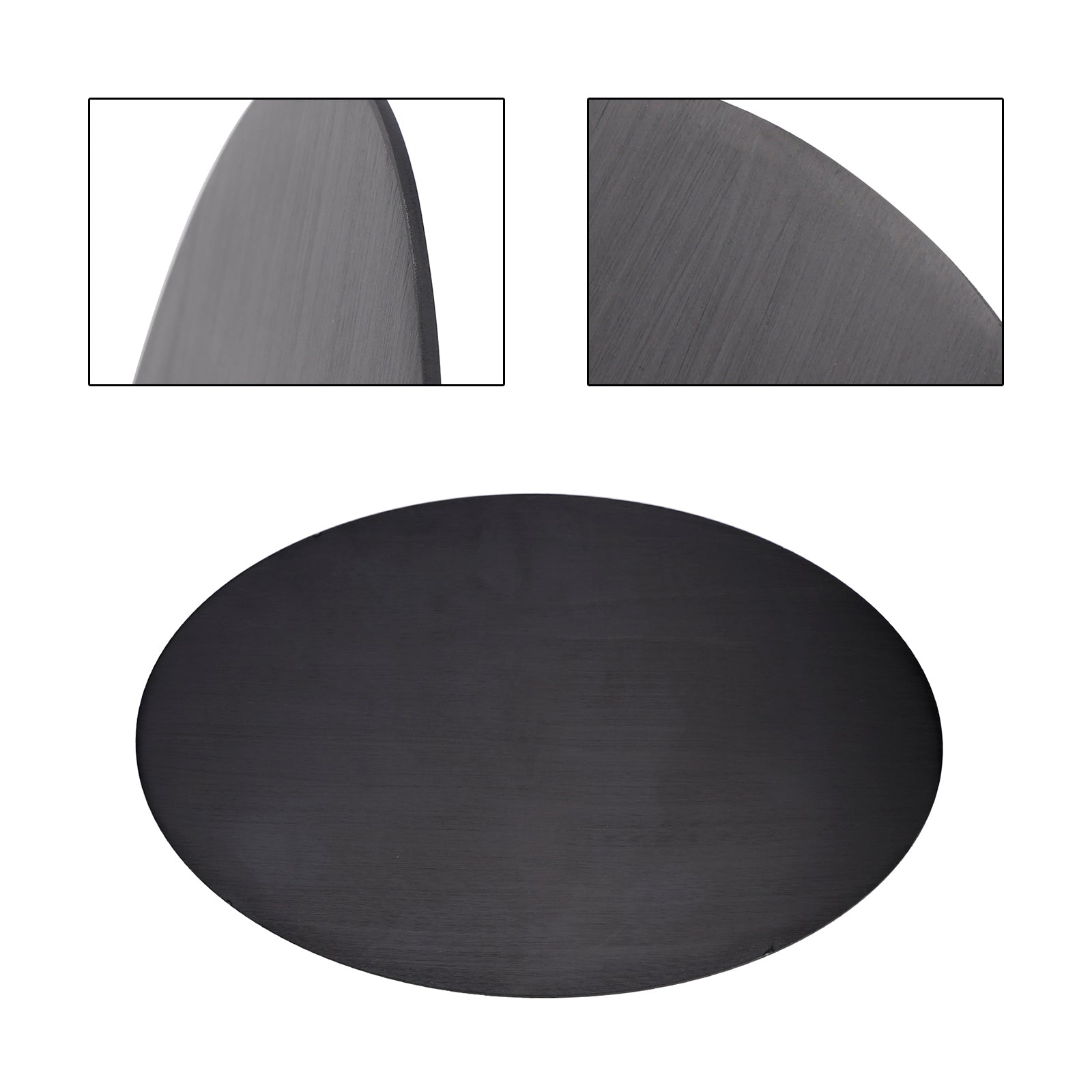 Plaque d'images en alliage en aluminium vierge ovale diy ajustement universel pour moto