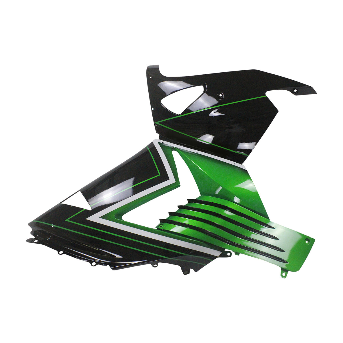 Amotopart 2006-2011 Kawasaki ZX-14R ブラック グレー グリーン ホワイト フェアリングキット