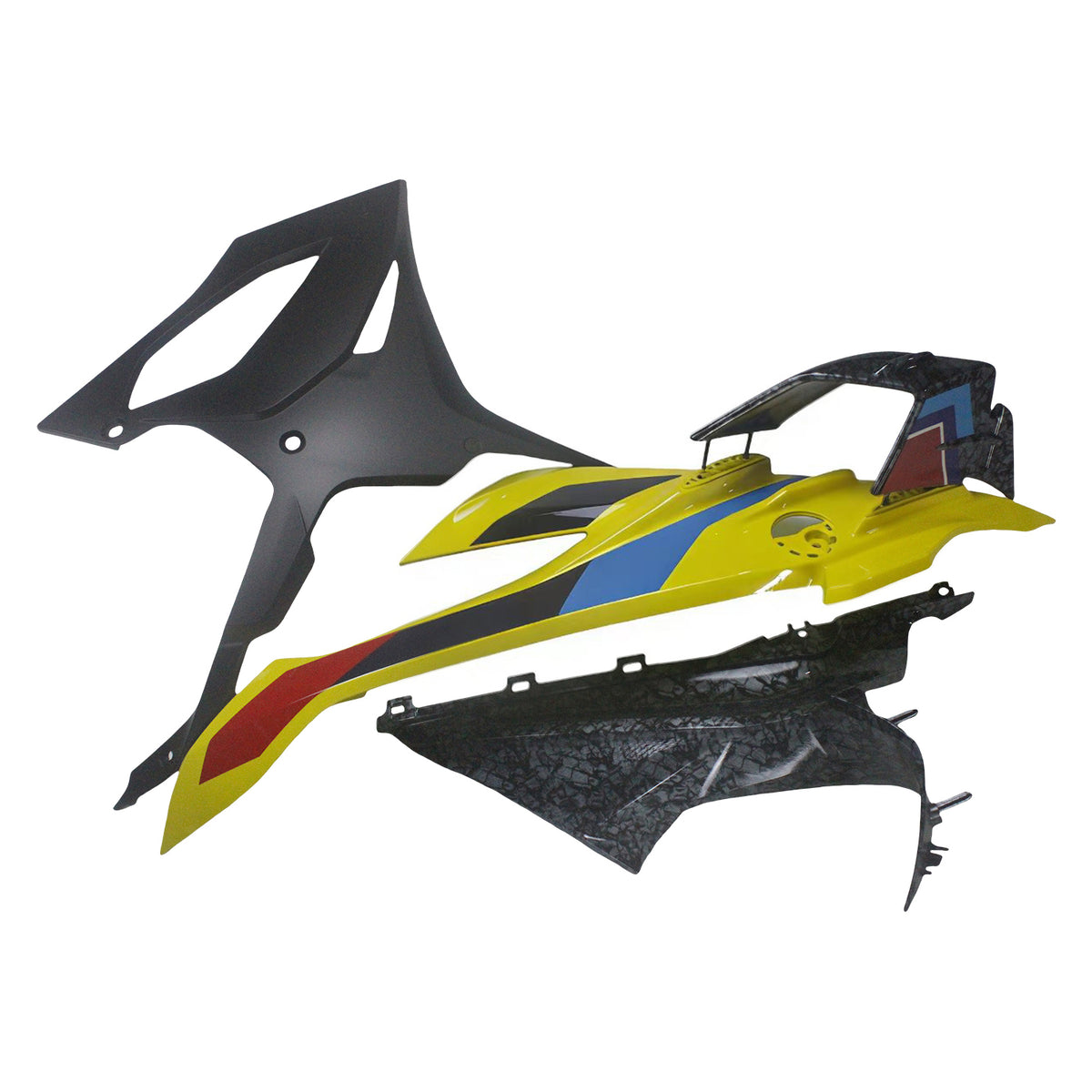 Amotopart 2023-2024 BMW S1000RR Carbon Fiber Pattern Fairing Kit