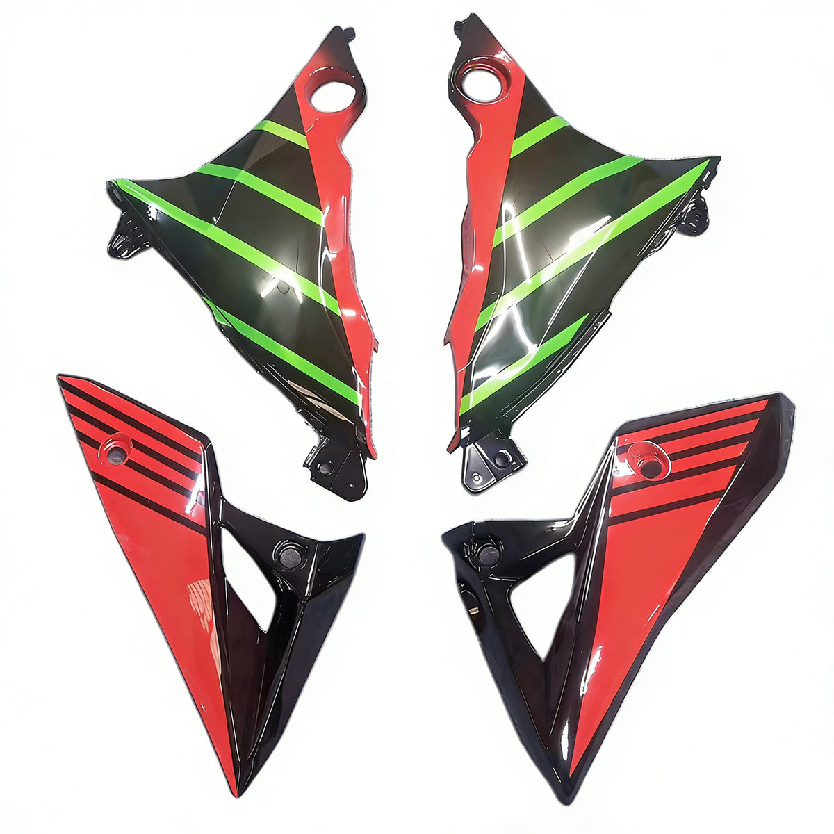 Amotopart 2013-2018 Kawasaki Z800 Gray Black Green White Fairing Kit