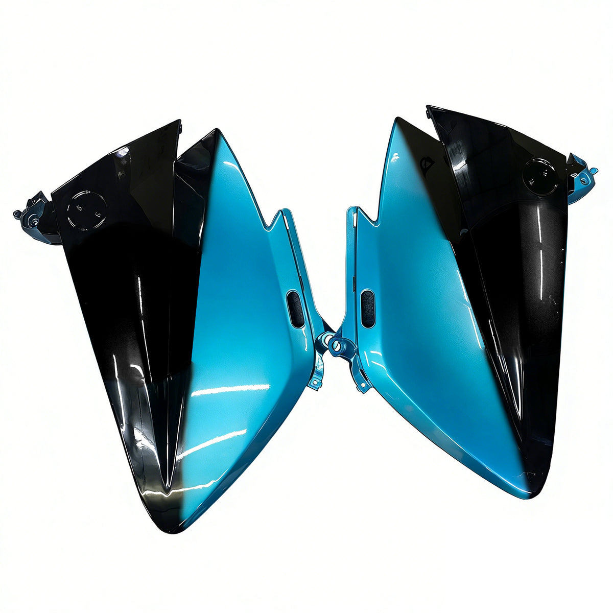 Amotopart 2015-2016 Yamaha TMAX530 Blue Black Fairing Kit