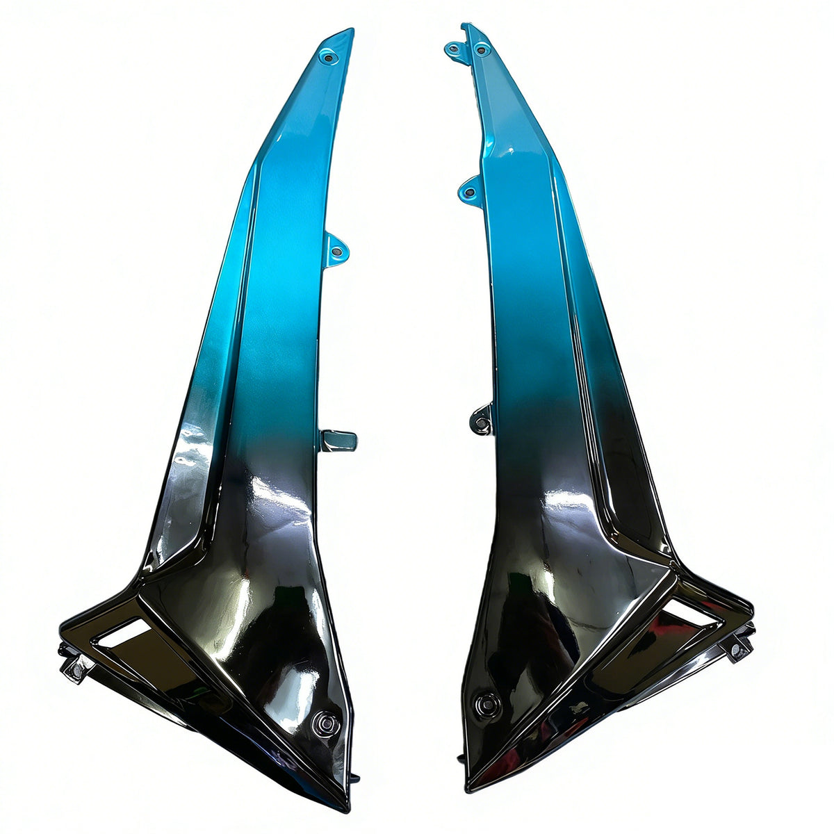 Amotopart 2015-2016 Yamaha TMAX530 Blue Black Fairing Kit