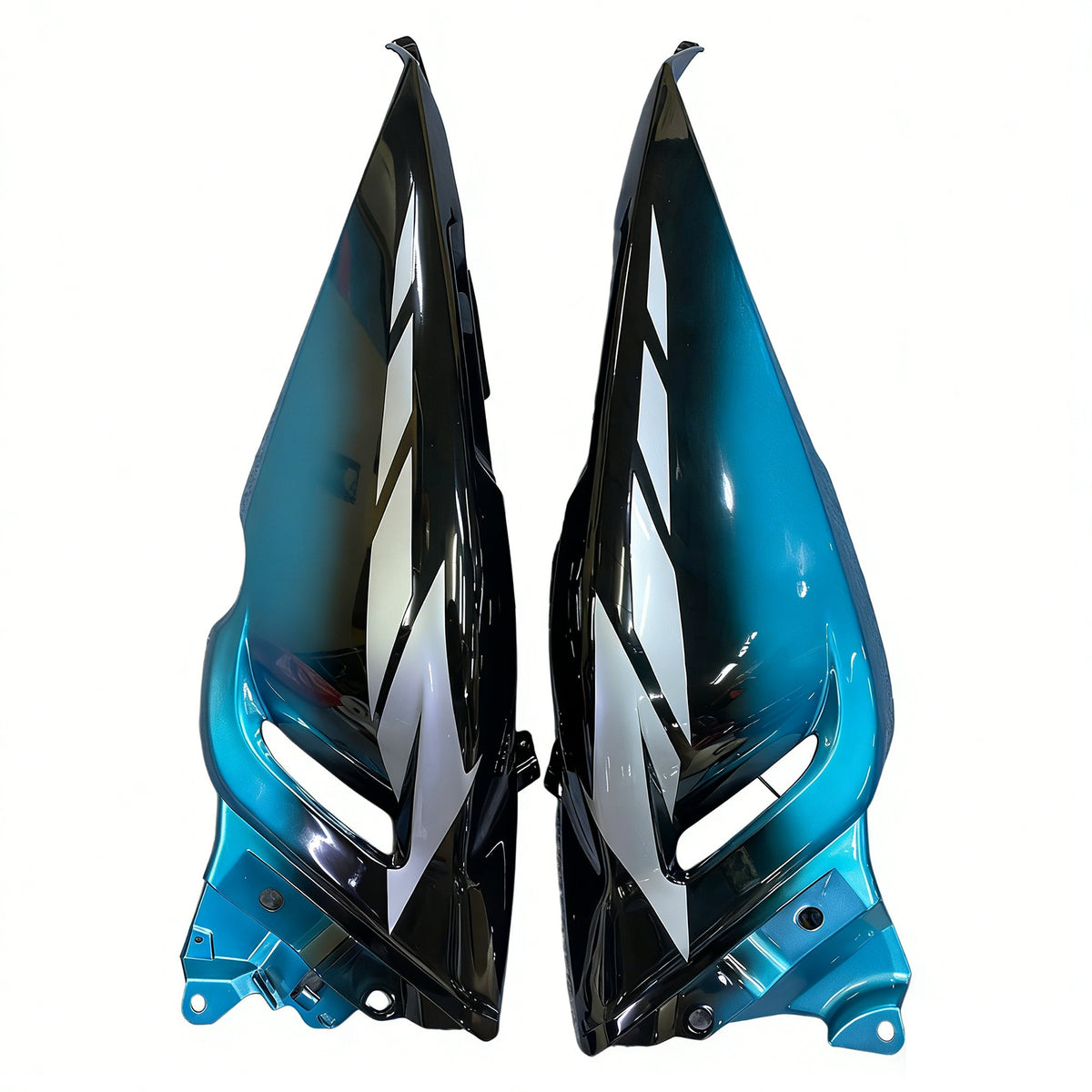 Amotopart 2015-2016 Yamaha TMAX530 Blue Black Fairing Kit